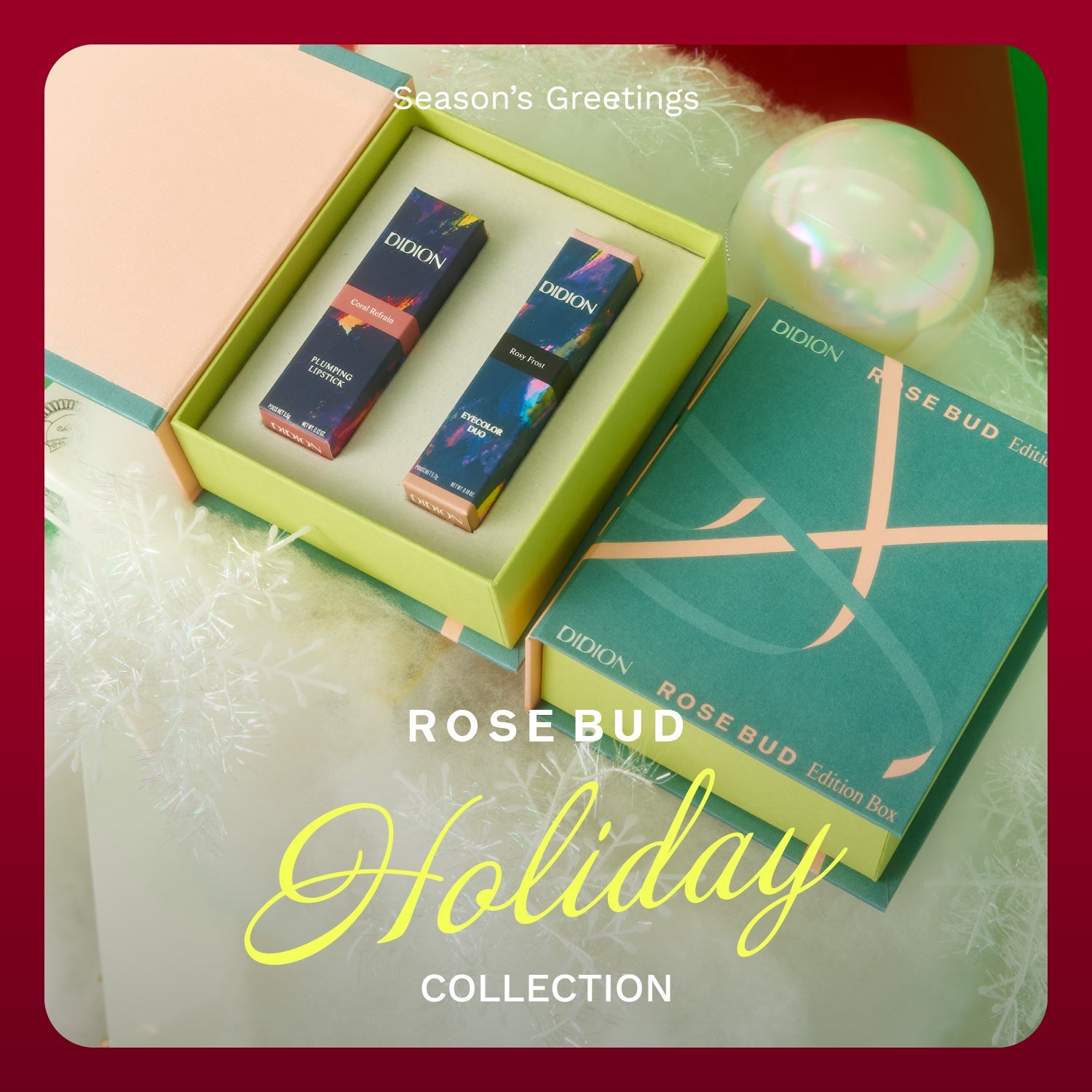 Season’s Greetings ROSE BUD 2025 HOLIDAY COLLECTION