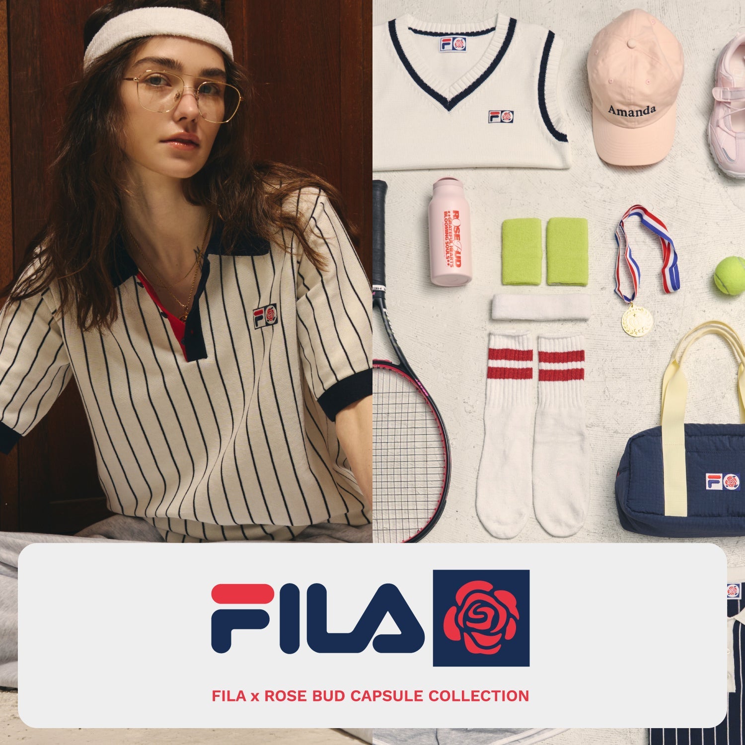 FILA x ROSE BUD CAPSULE COLLECTION