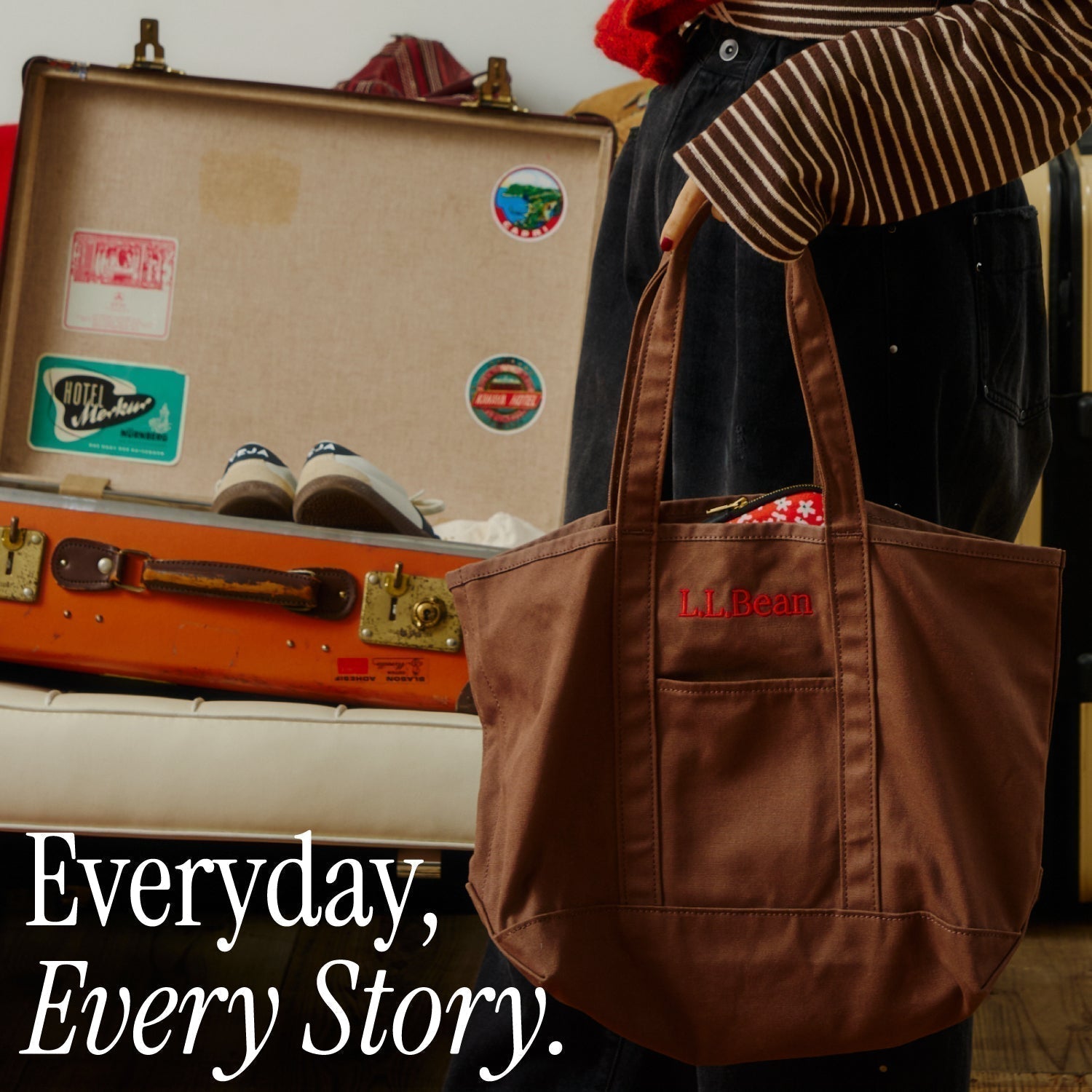 ROSE BUD Exclusive L.L.Bean Grocery Tote 2026 Collection