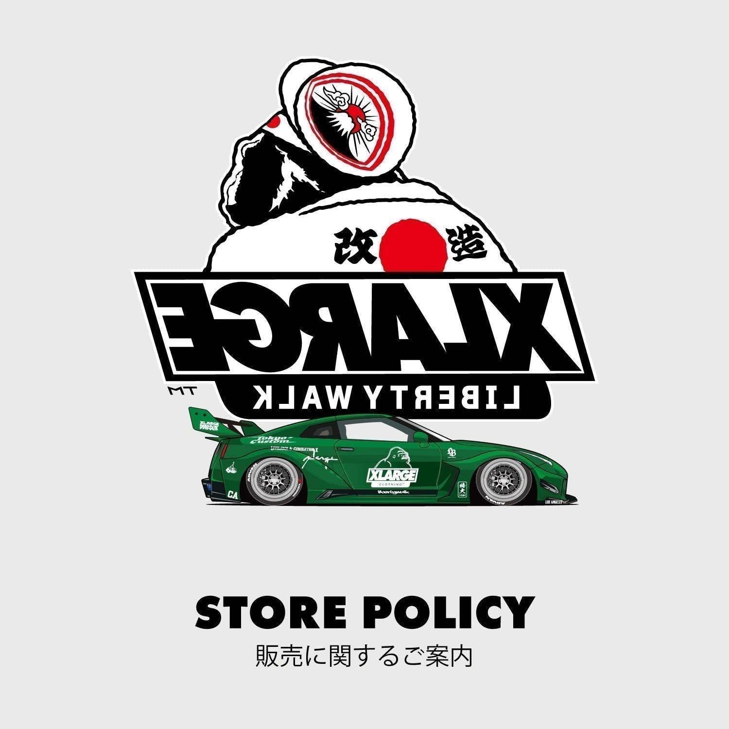 11.1(土) XLARGE×LIBERTY WALK | XLARGE販売店舗に関するご案内