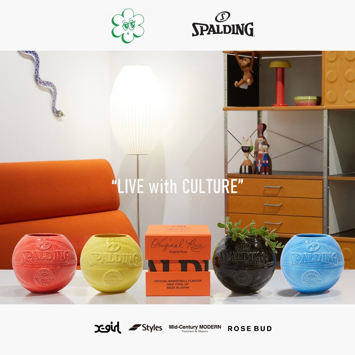 ORIGINAL ROSE × SPALDING COLLABORATION By B's International