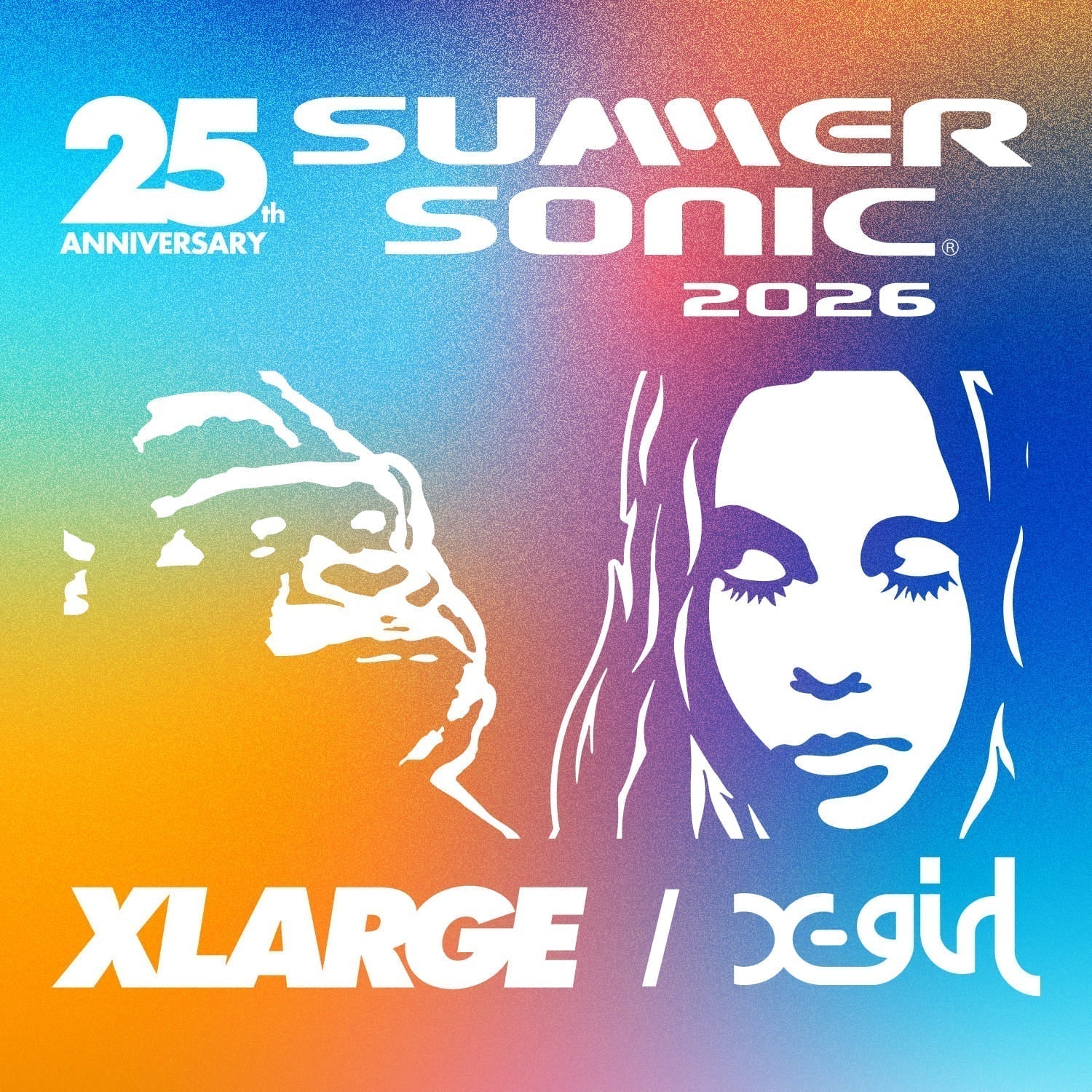 XLARGE(エクストララージ) × X-girl(エックスガール) × SUMMER SONIC