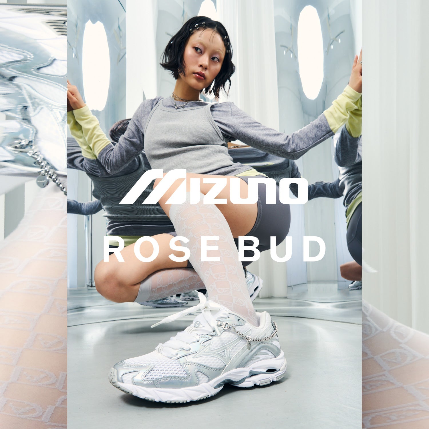 mizuno WAVE RIDER 10 "JEWELS PACK" ROSE BUD EXCLUSIVE MODEL
