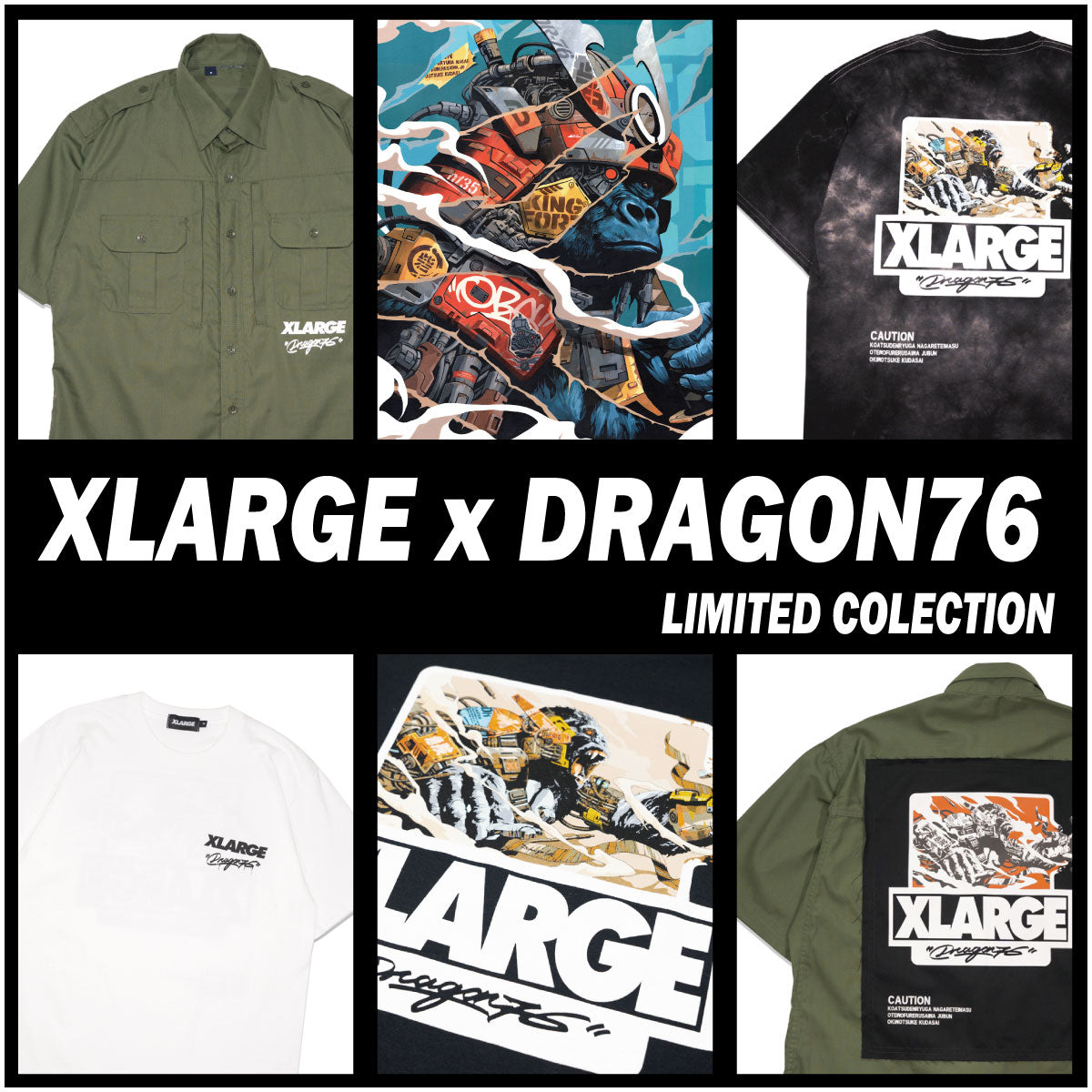 XLARGE×DRAGON76
