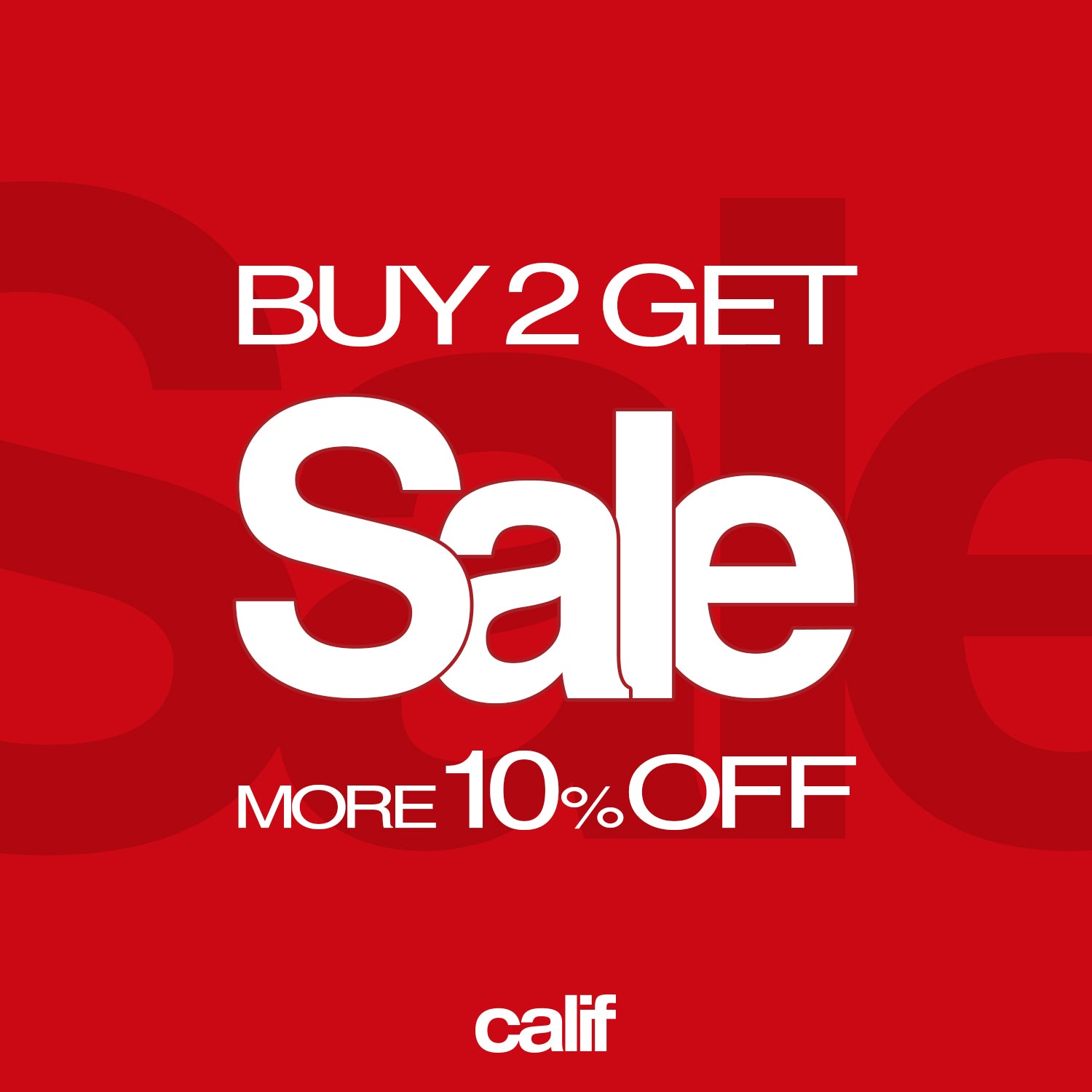 【予告】7/4(Fri) 10:00～ SALE BUY2 GET 10％OFF！