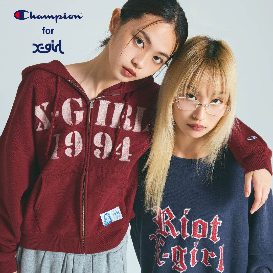 9月26日(金) 12:00～【Champion for X-girl Exclusive】予約開始