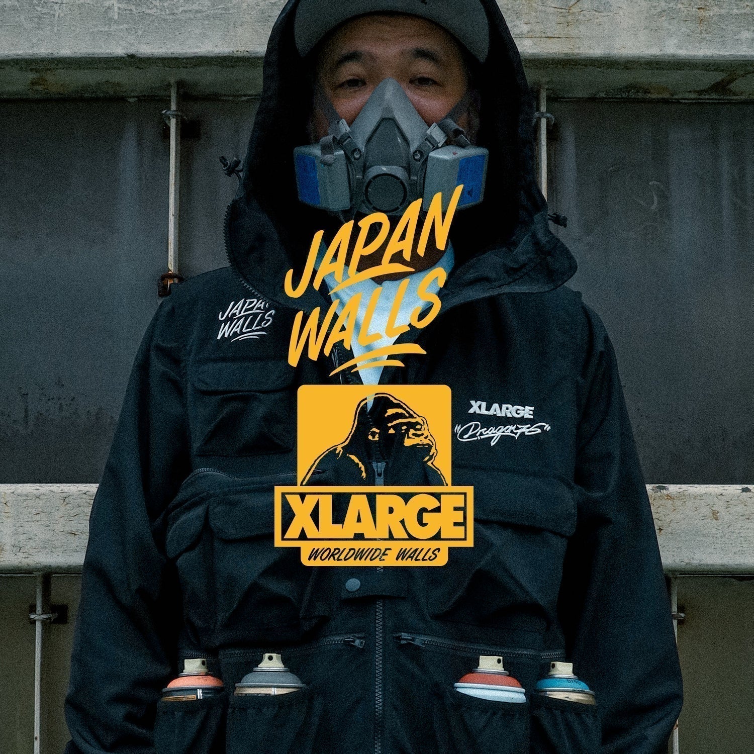 XLARGE x Dragon76 x JAPAN WALLS