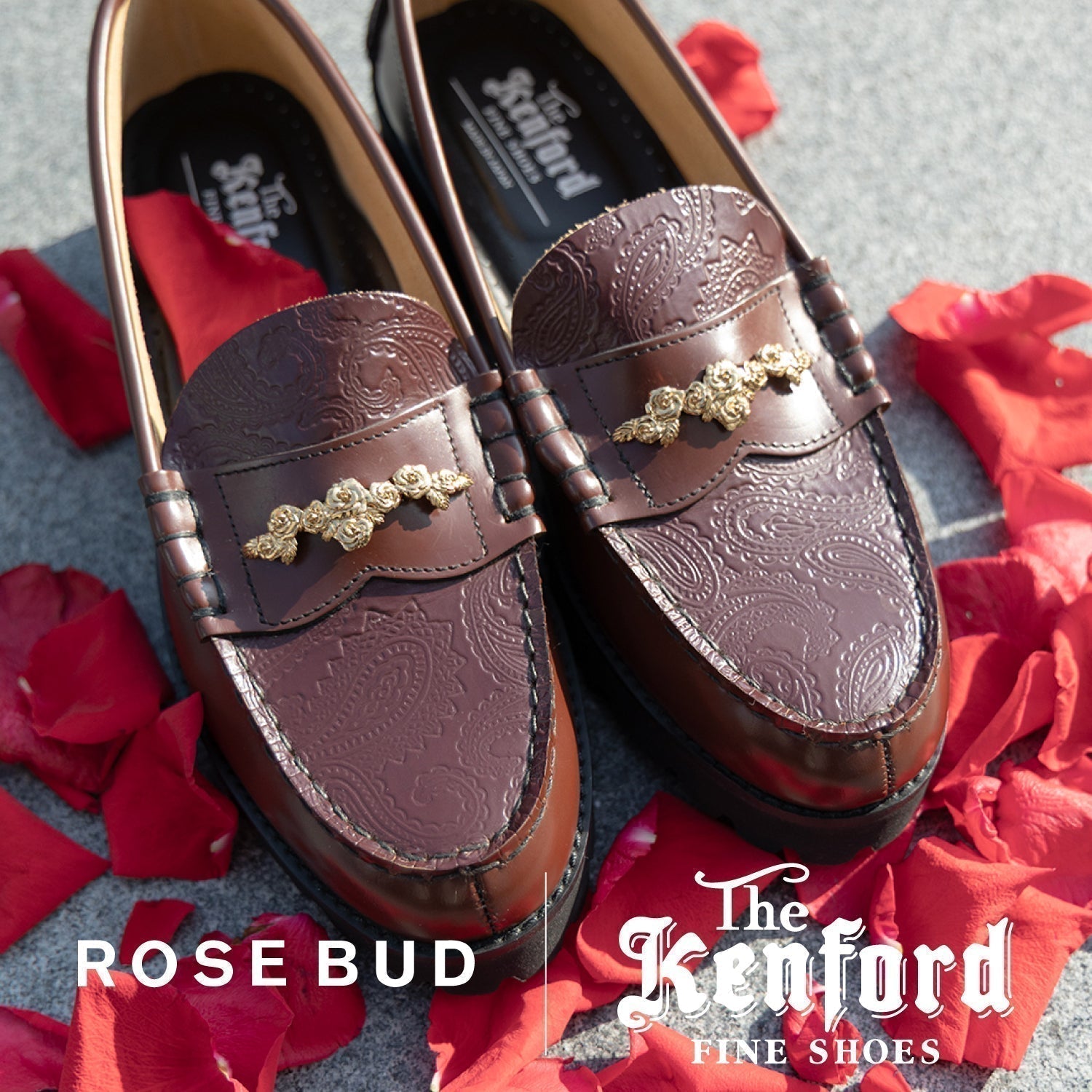 The Kenford Fineshoes | ROSE BUD “PAISLEY TANK SOLE LOAFERS“