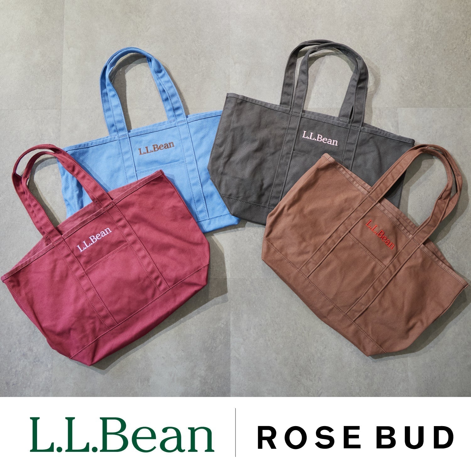 ROSE BUD Exclusive L.L.Bean Grocery Tote 2026 Collection