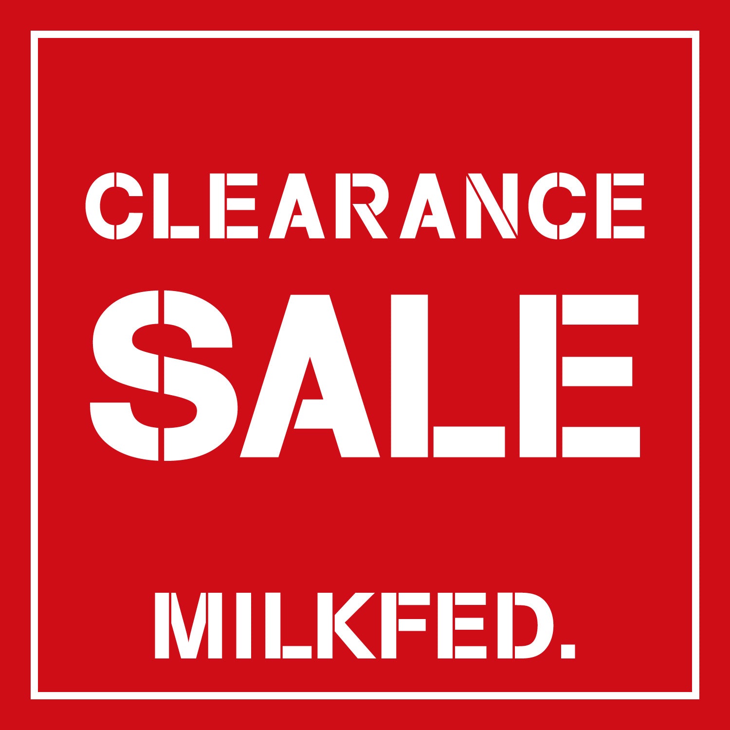 CLEARANCE SALE