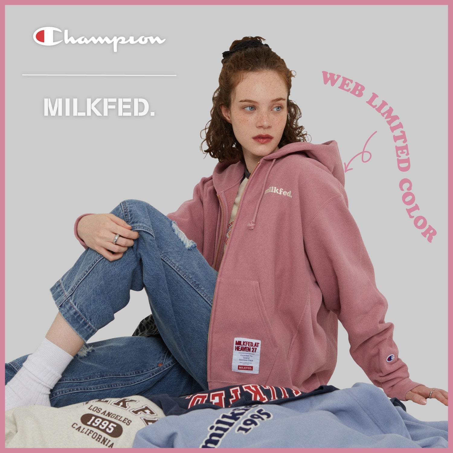 MILKFED.×Champion「WEB LIMITED COLOR」