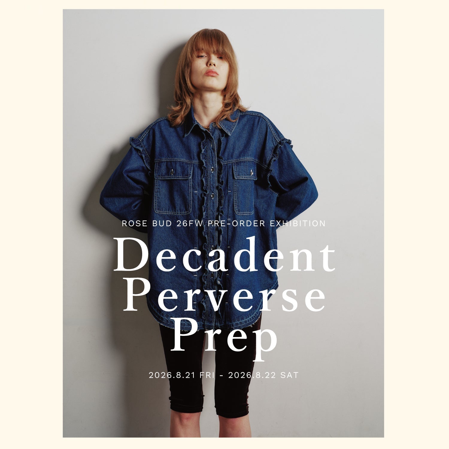 ROSE BUD 26AW PRESS PREVIEW