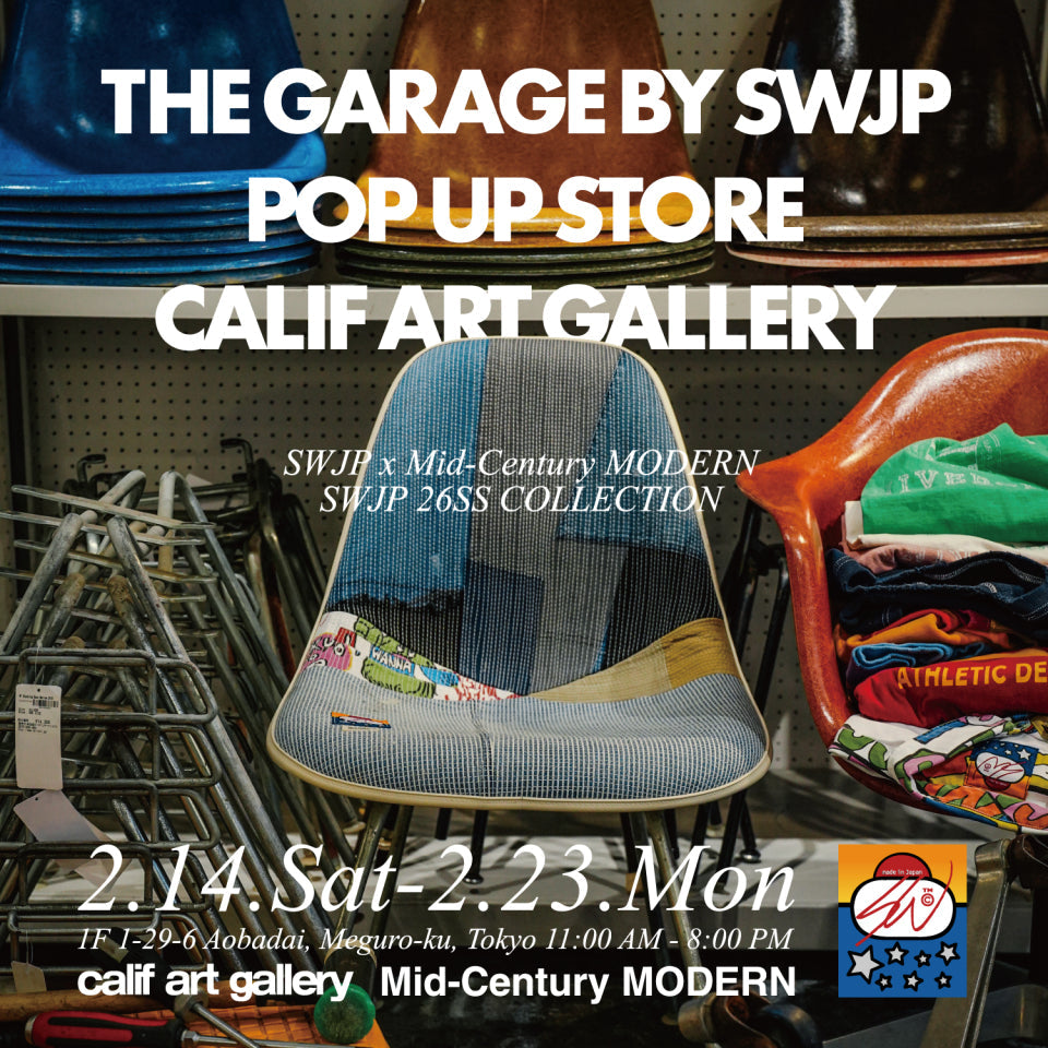 SWJP POP UP STORE ”THE GARAGE BY SWJP” 開催