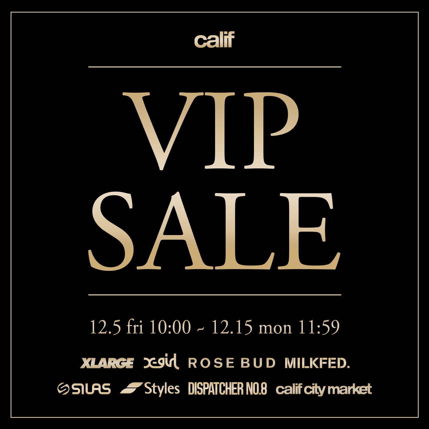 2025 VIP SALE