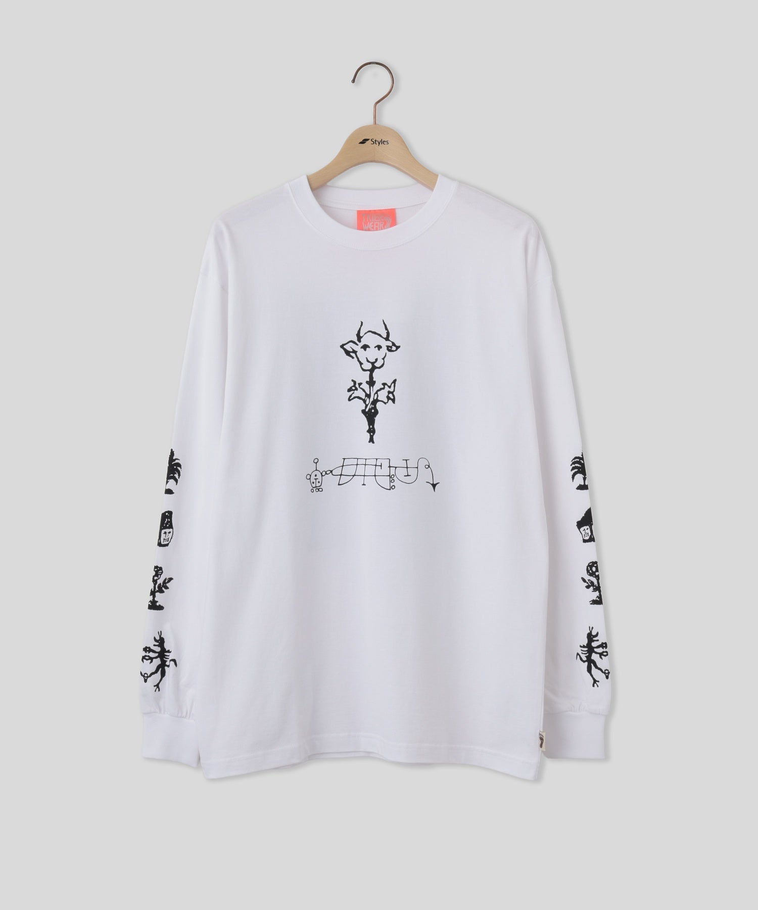 WGN/ワゴン/Obscure L/S TEE WK 26FW L001