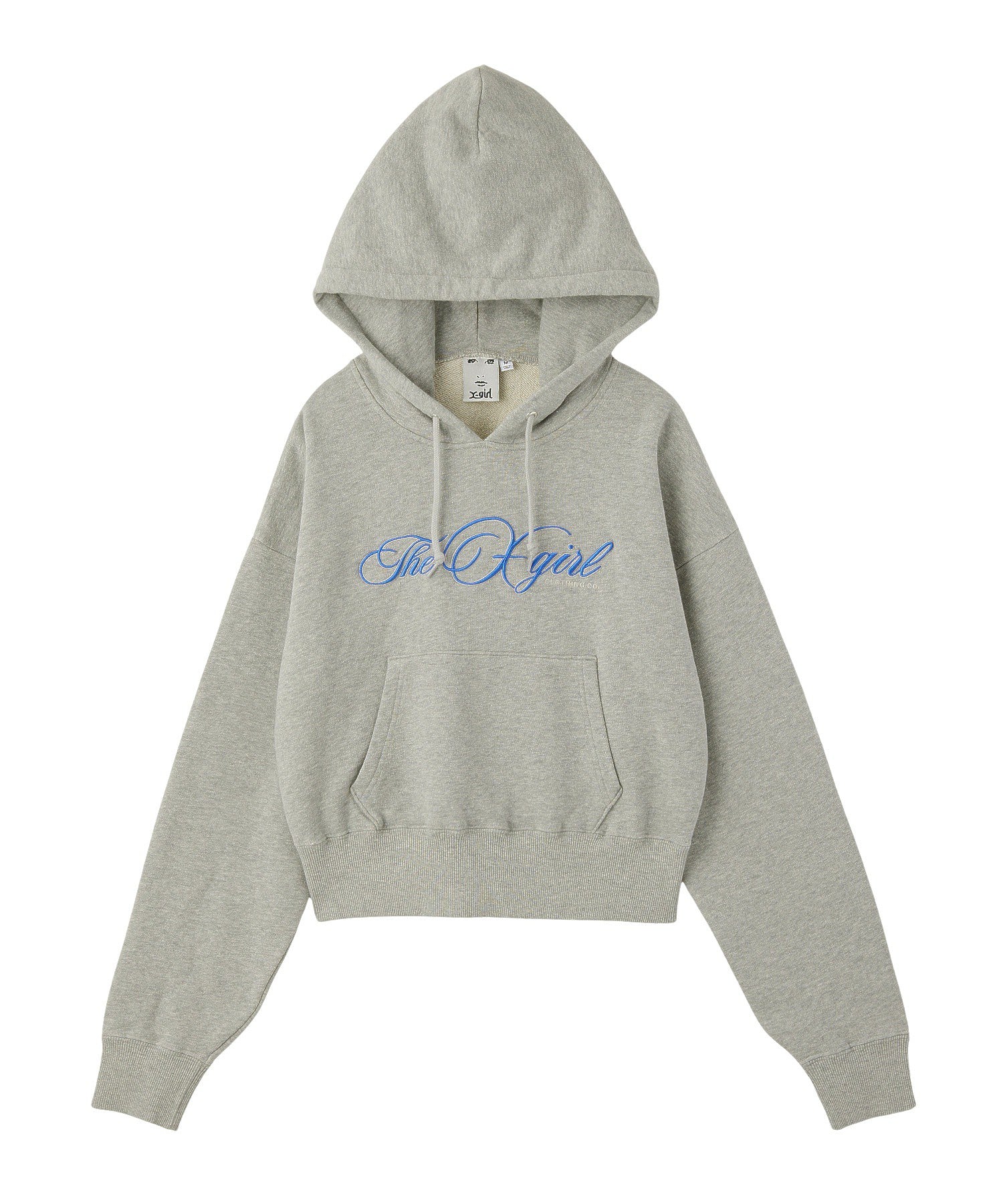 CURSIVE LOGO EMBROIDERY COMPACT SWEAT HOODIE