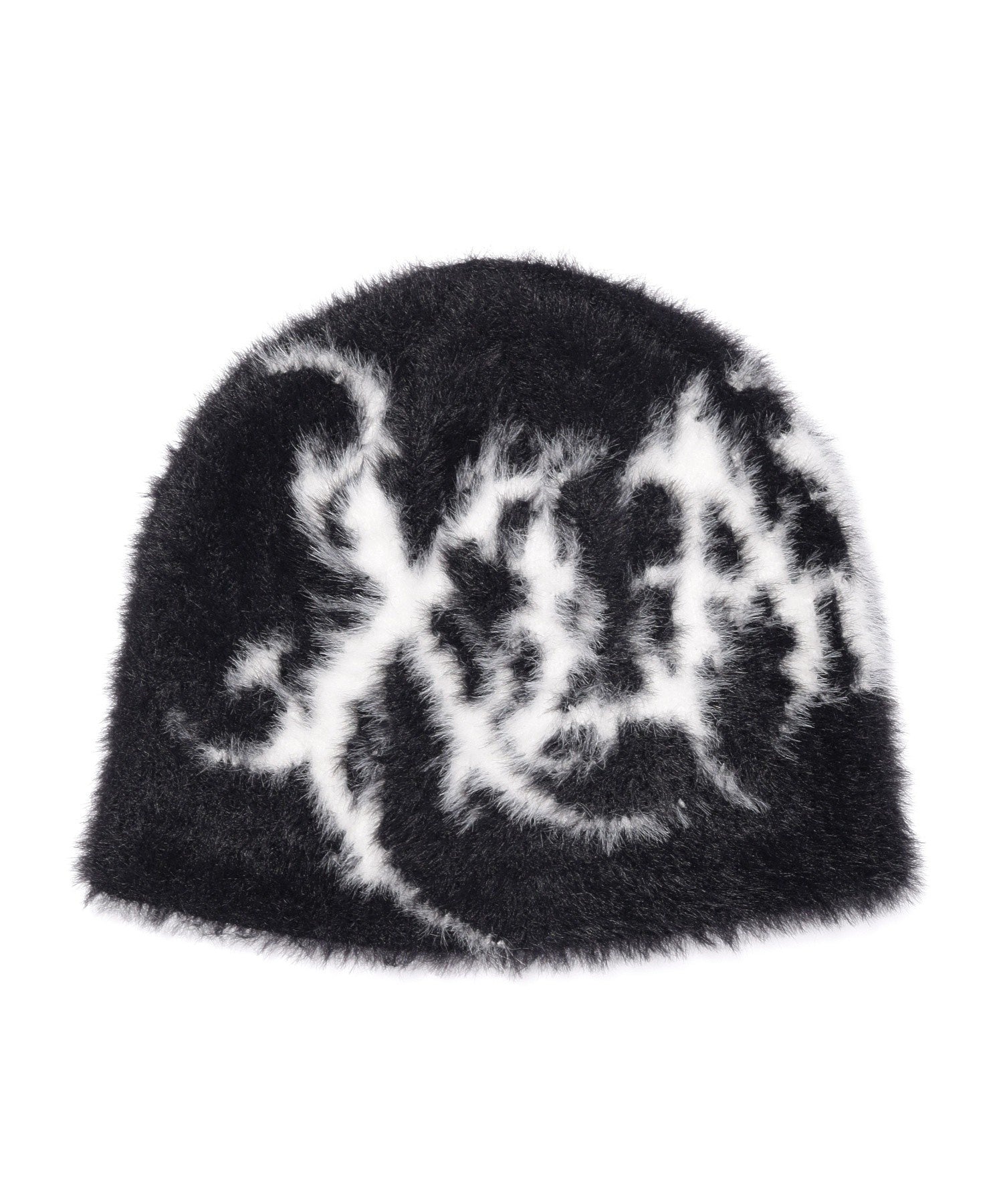 FAUX MOHAIR BEANIE