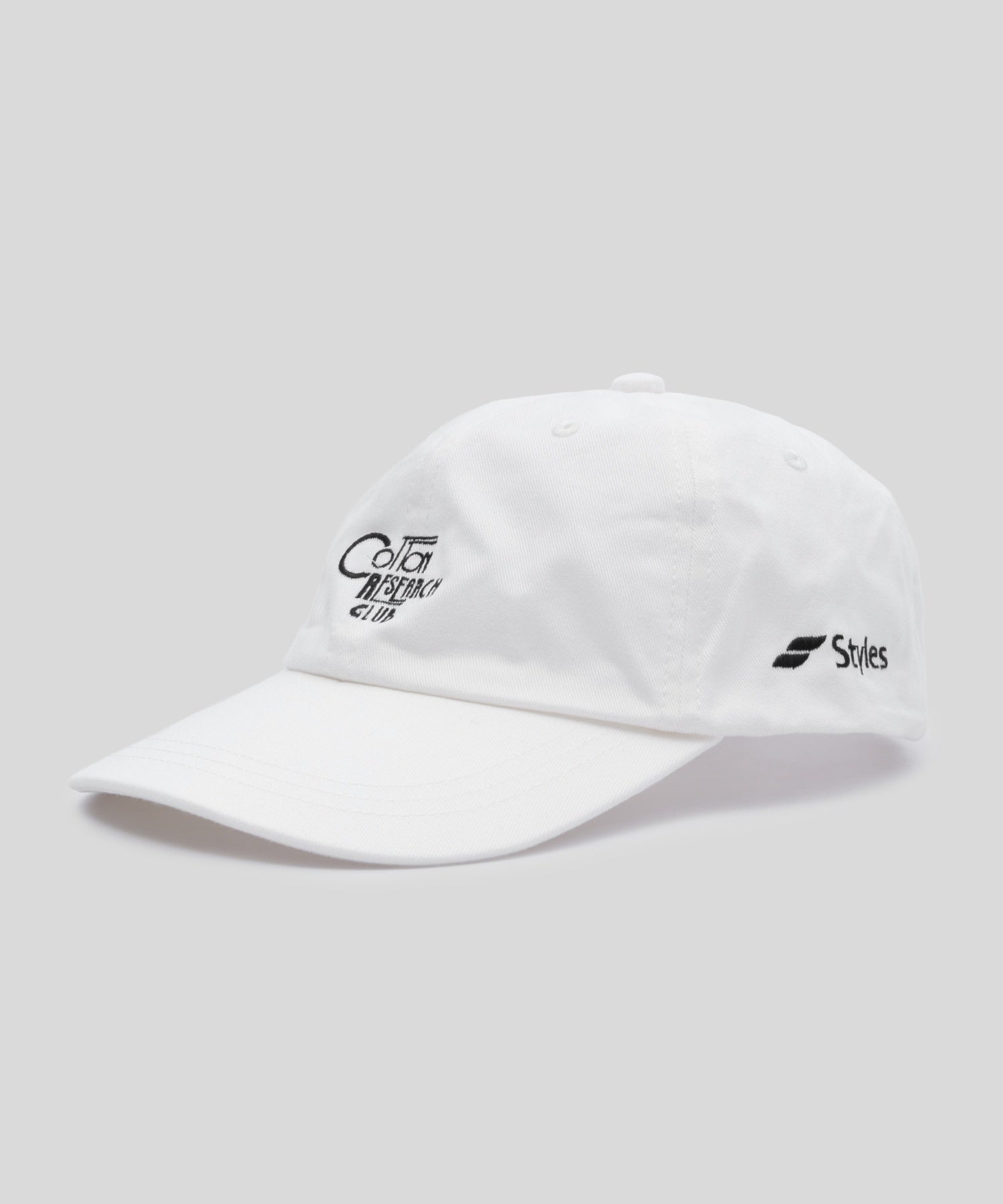 【別注】Styles CRC/コットンリサーチクラブ/EX BASEBALL CAP WHT