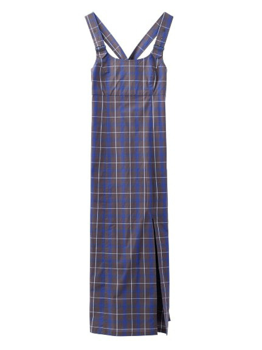 PLAID DRESS X-girl