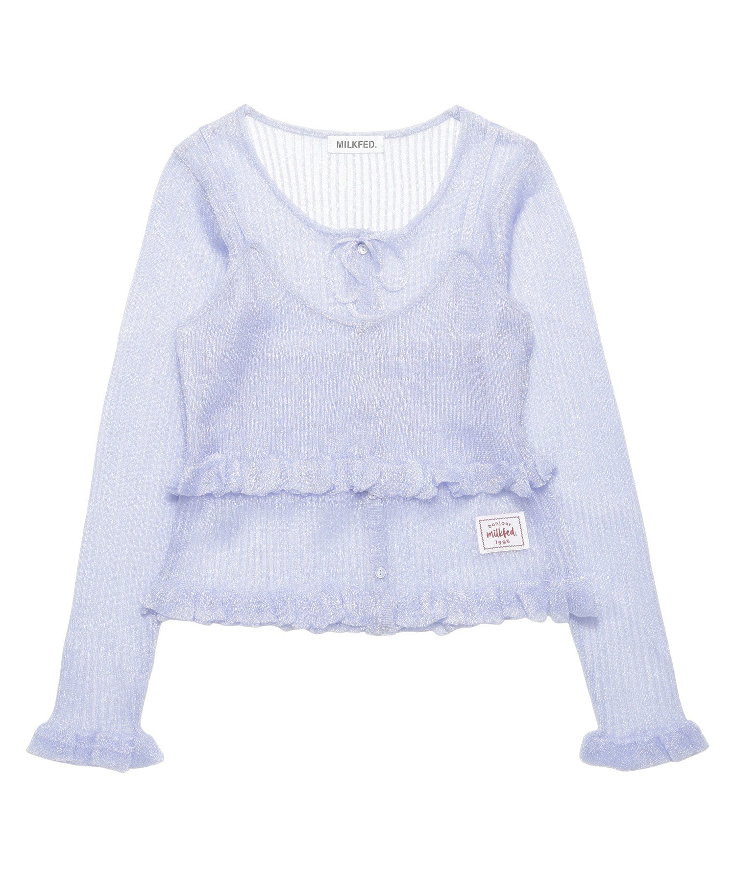 2-PIECE SHEER CARDIGAN