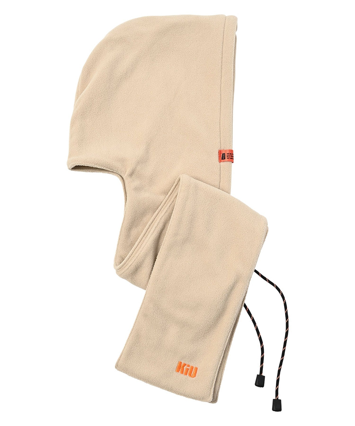 【KiU】FLEECE HOODED MUFFLER