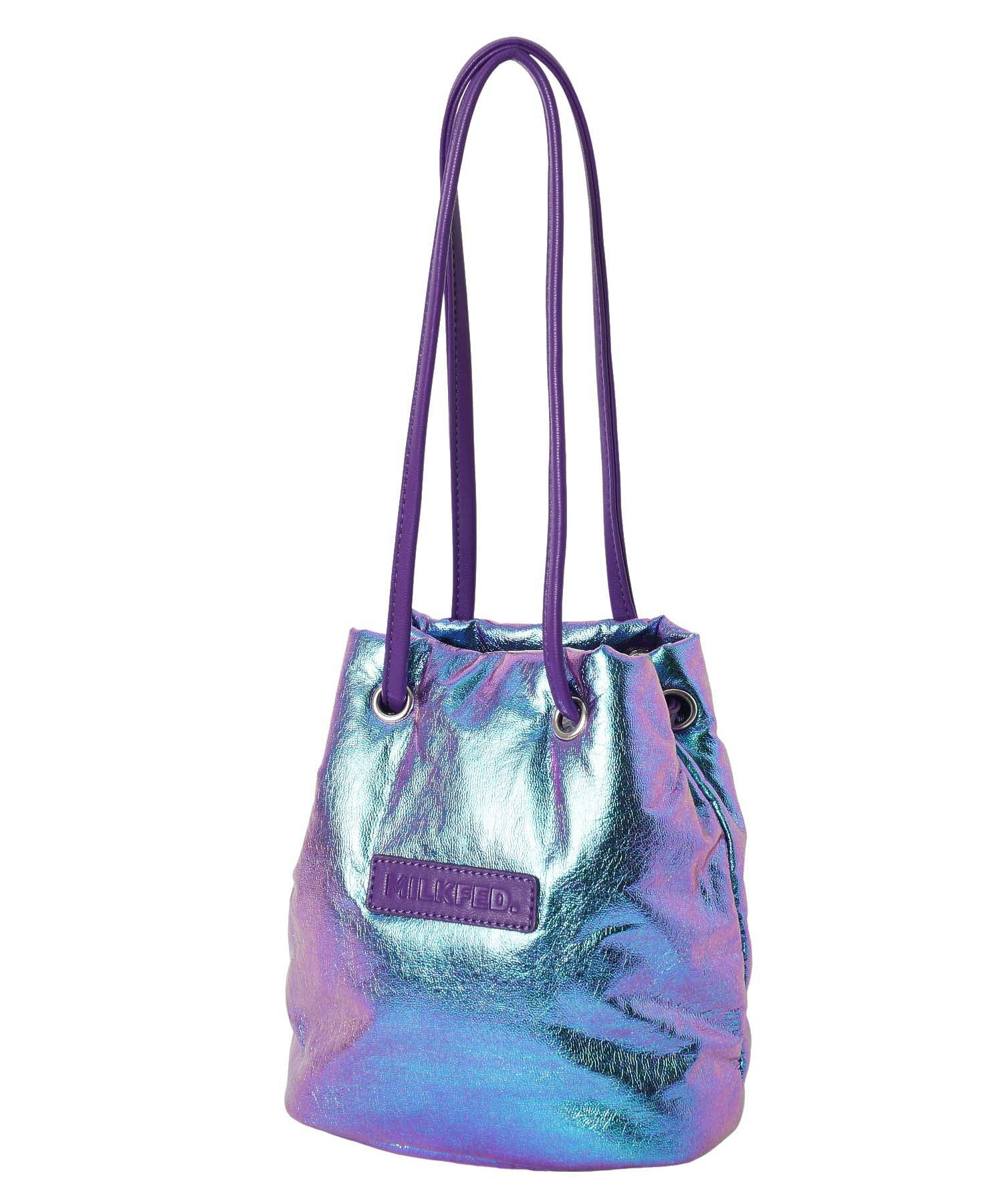 METALLIC DRAWSTRING BAG MILKFED.