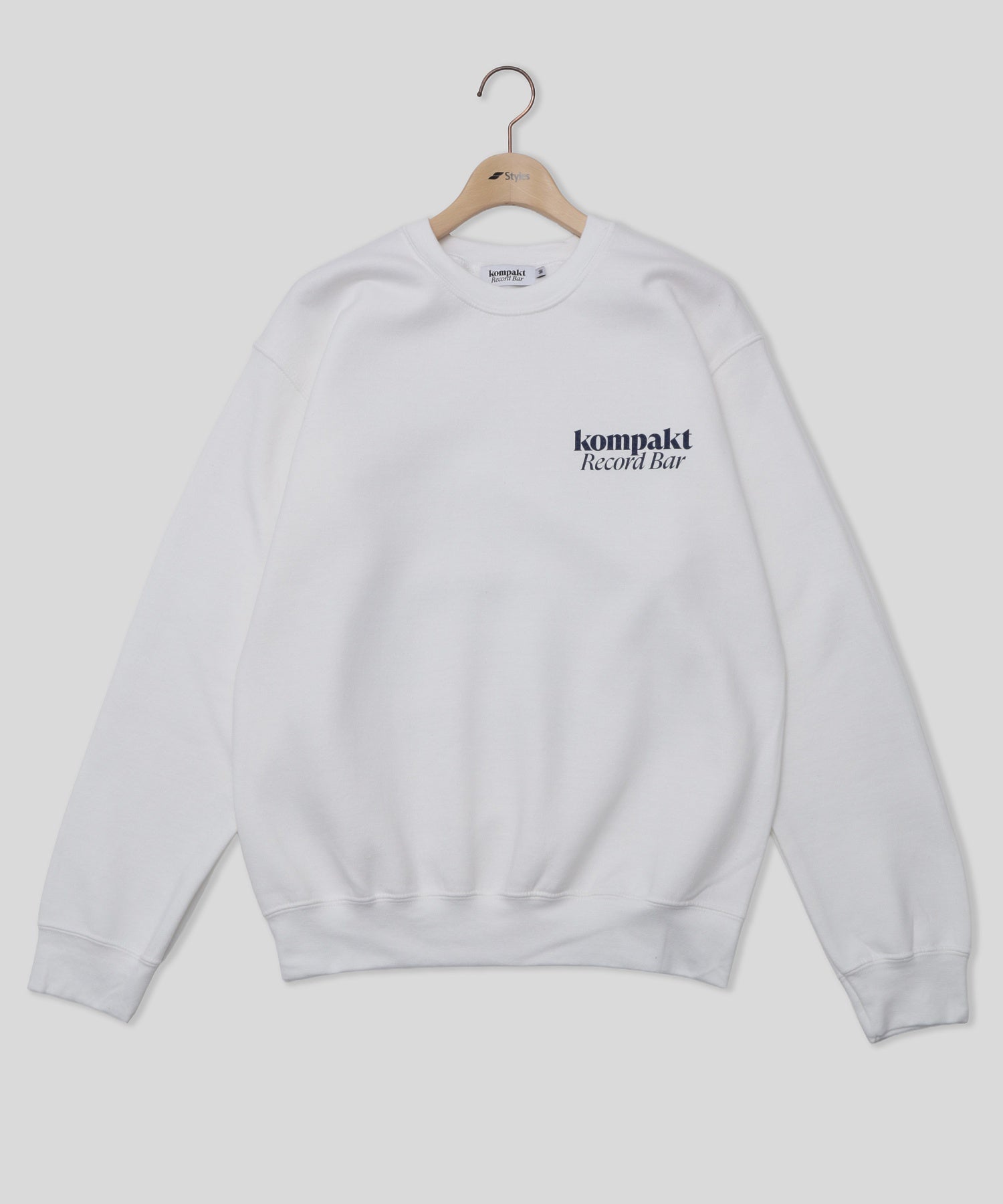 KOMPAKT RECORD BAR/コンパクト レコード バー/THE WORLD IS INVITED CREWNECK KRB0383