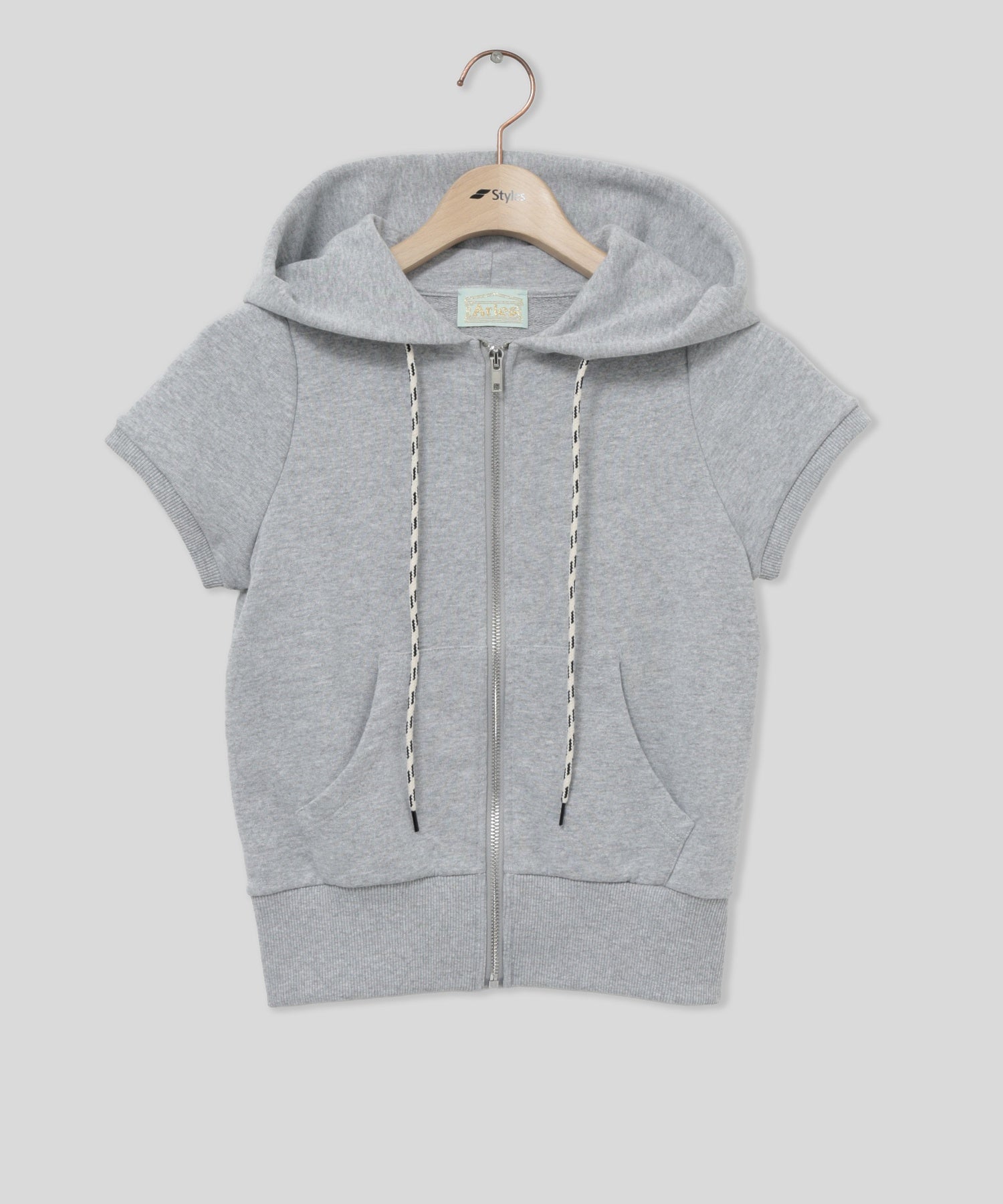 ARIES/アリーズ/W Angel of Nothing SS Hooded Zip Thru AR20300.05