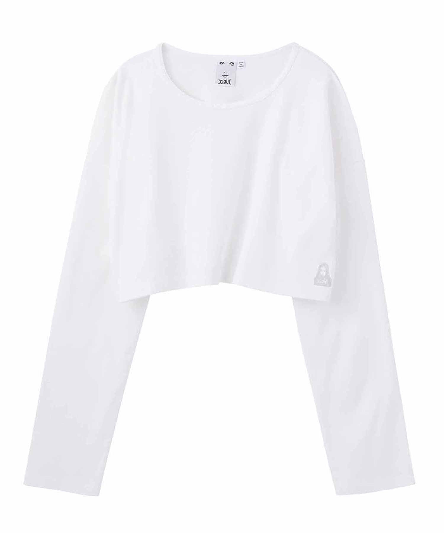 FACE L/S CROPPED TOP X-girl