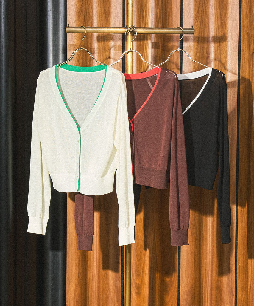 KNITTED RIB CARDIGAN – calif（カリフ）公式サイト