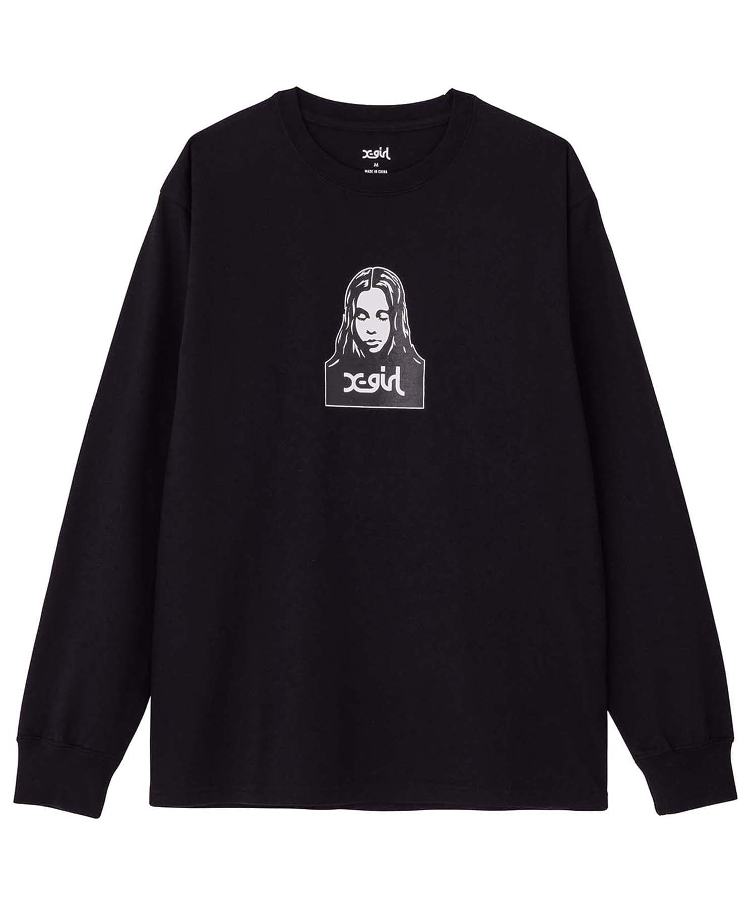 FACE L/S TEE X-girl