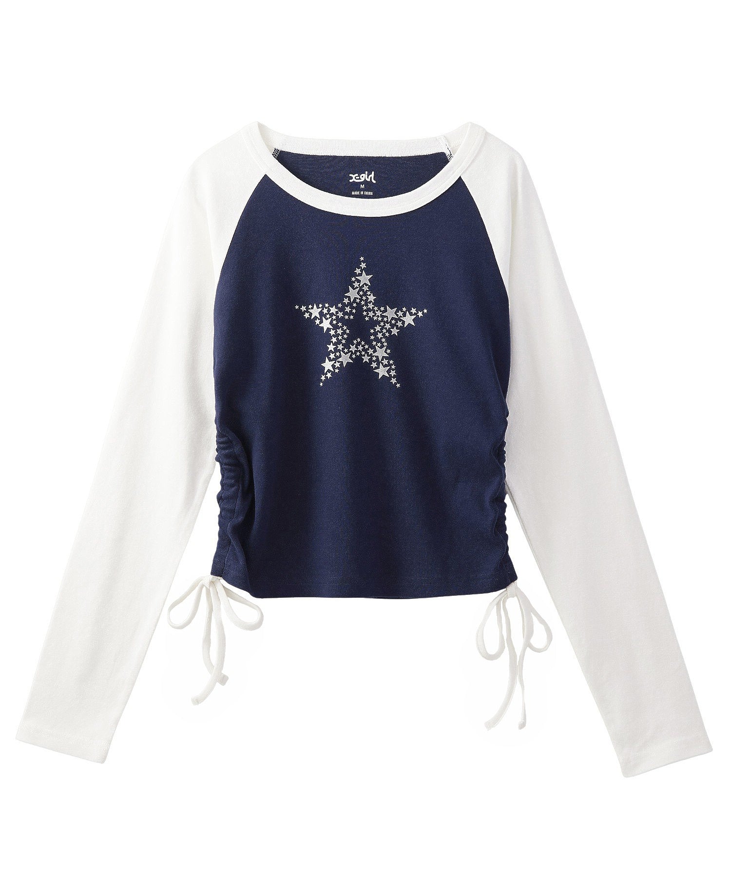 SHINY STAR RAGRAN L/S BABY TOP