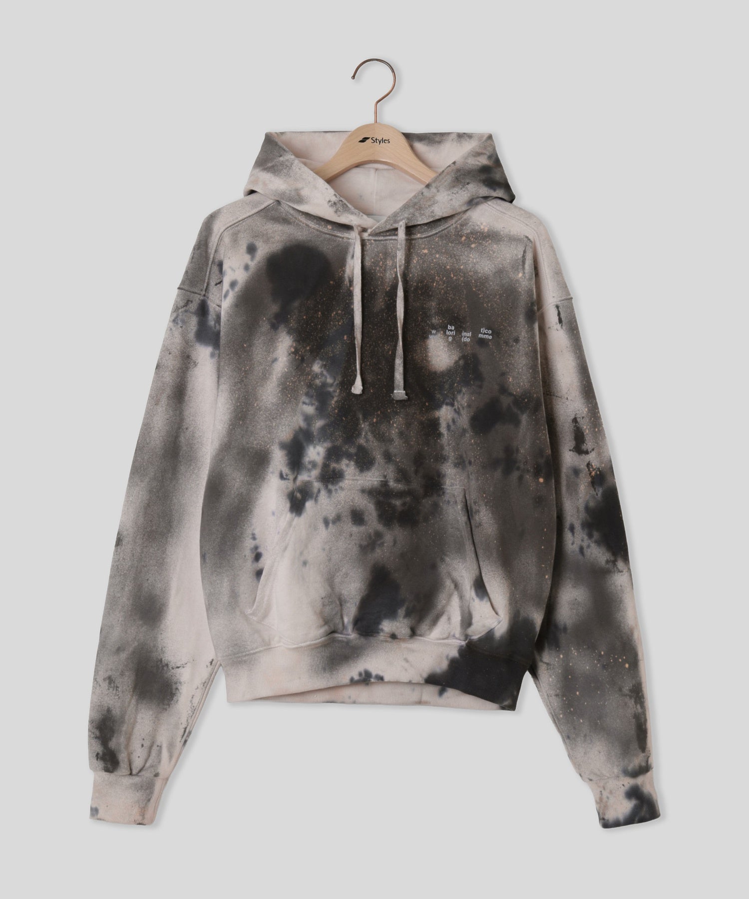 BAL/バル/LOGO TIE DYE HOODIE SWEAT by YUKIDYE BAL-2219