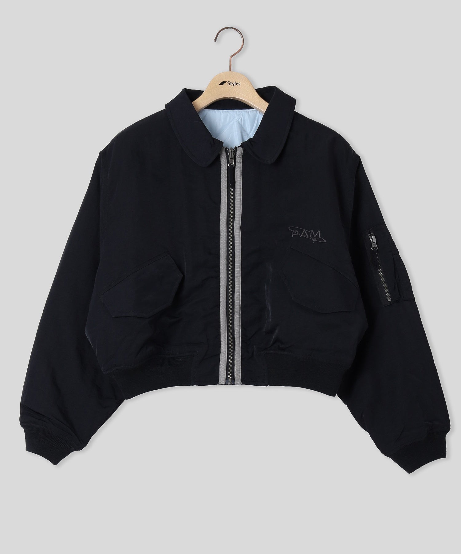 PERKS AND MINI/パークスアンドミニ/W THE WAVE FIELD REV FLIGHT JACKET 4053