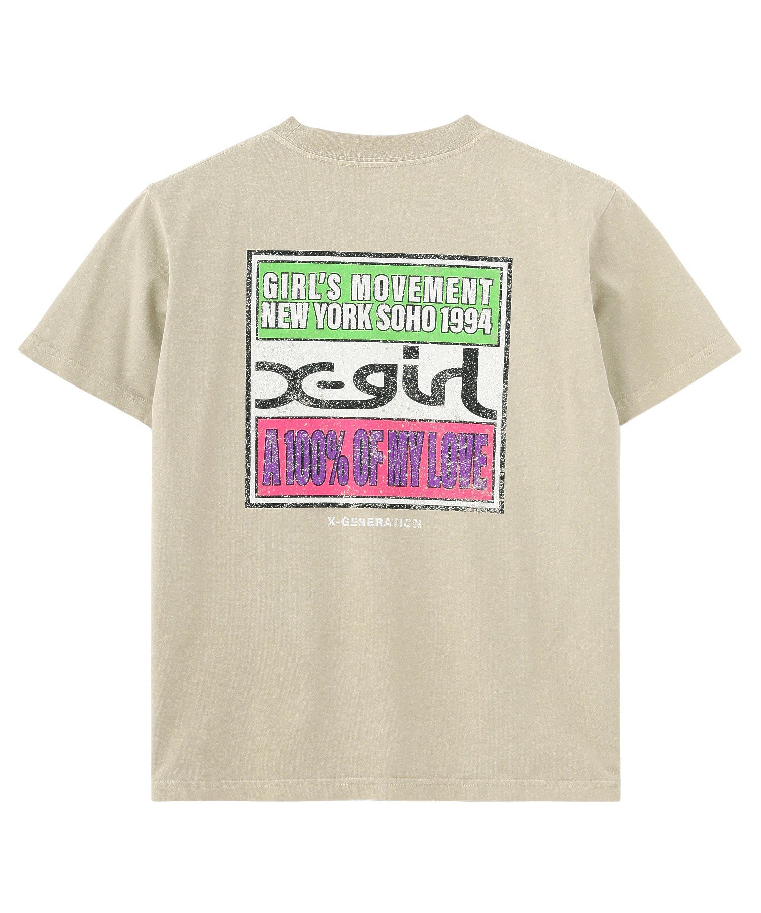 FADED HARD COLORS BOX LOGO S/S TEE