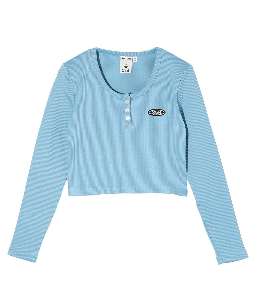 L/S HENLEY NECK TOP X-girl – calif（カリフ）公式サイト