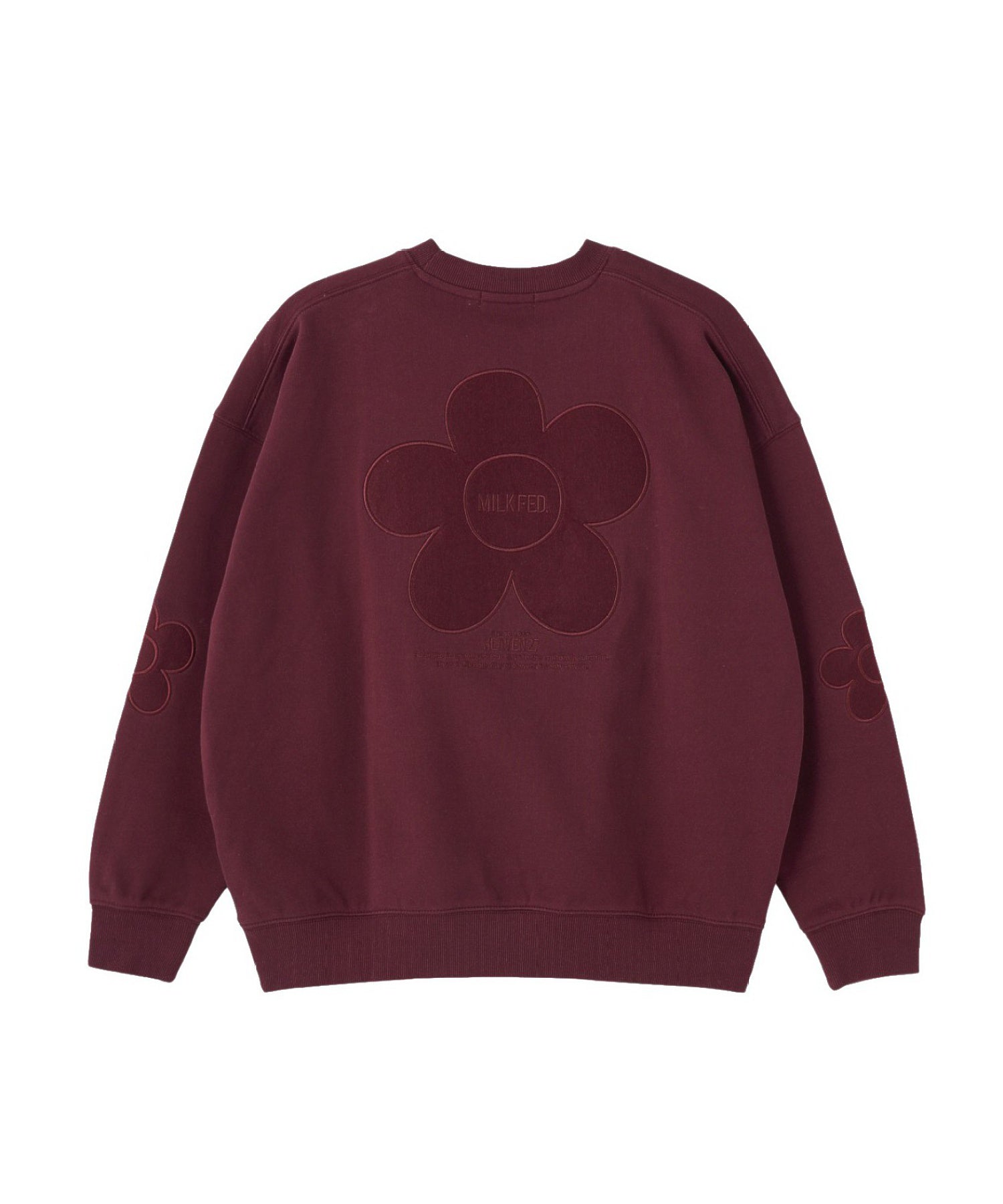 FLOWER ELBOW PATCH SWEAT TOP