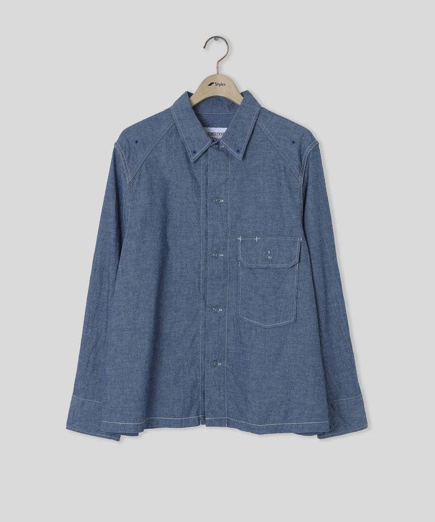 HOMBRENINO/オンブレ・ニーニョ/CORONA UTILITY EYELET SHIRT HN0261