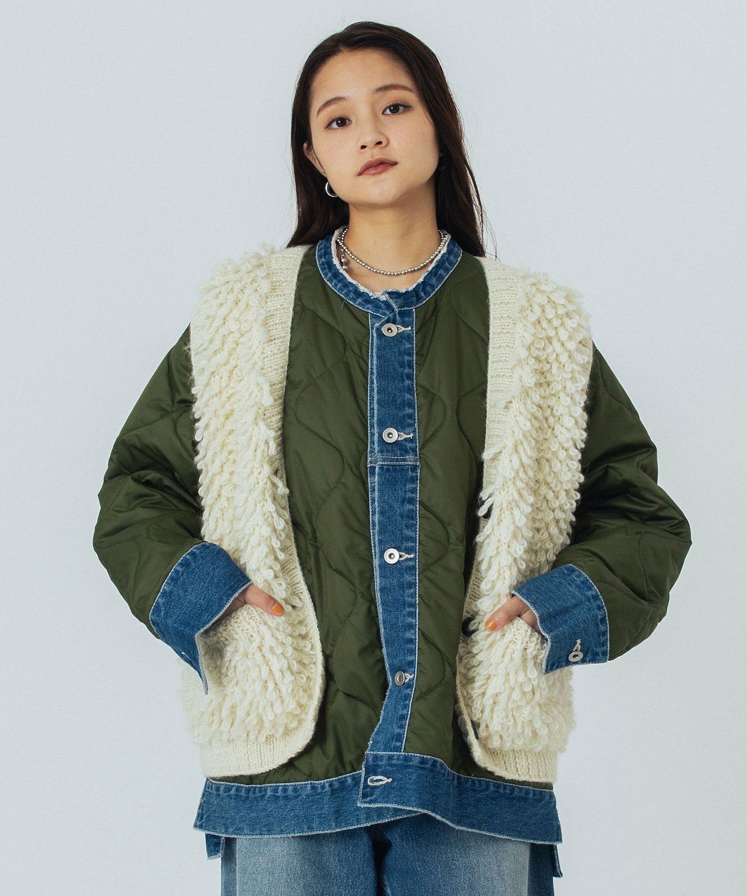 model:160cm 着用サイズ:ONE SIZE