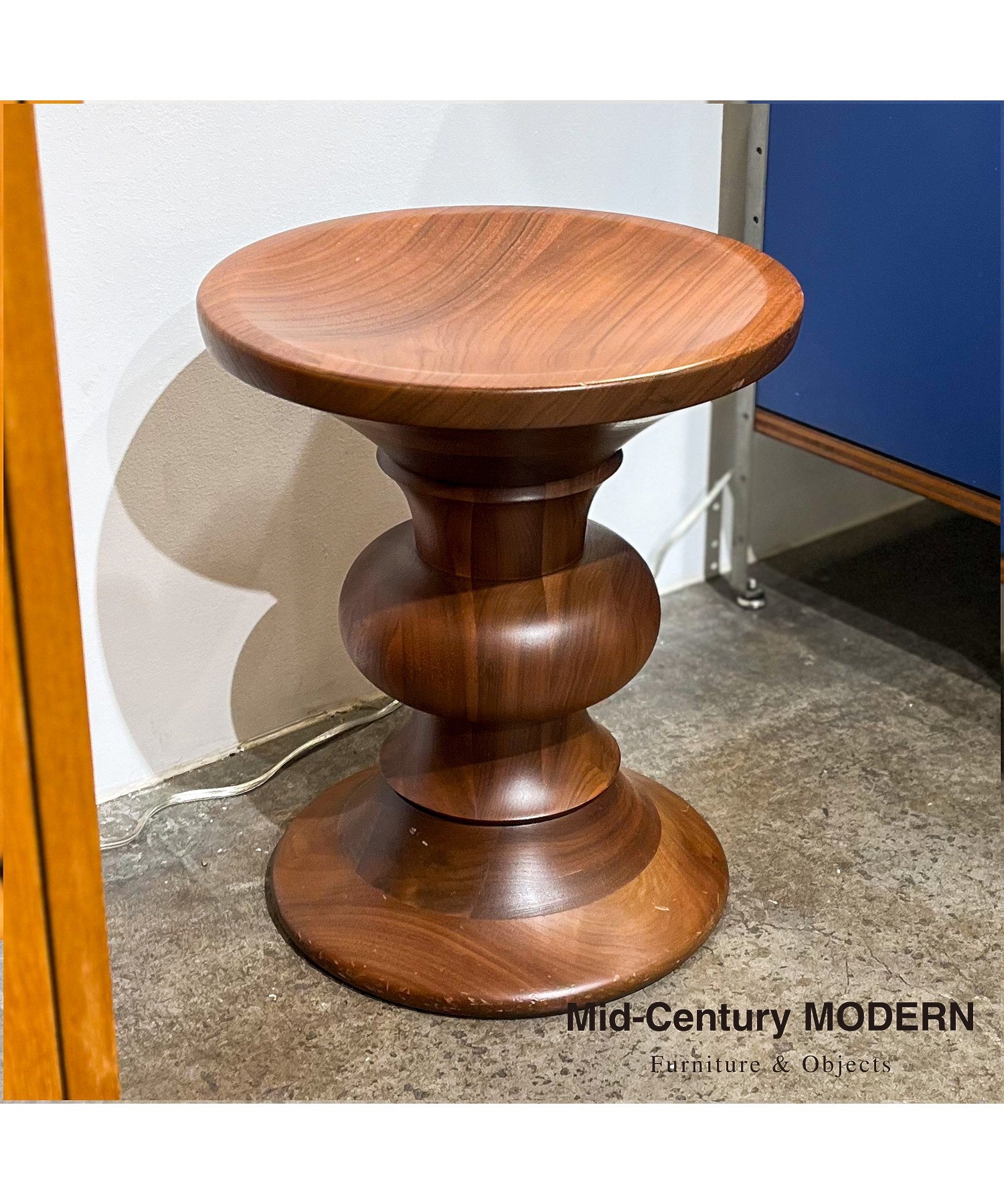 Eames Time Life Walnut Stool 0412 / Used