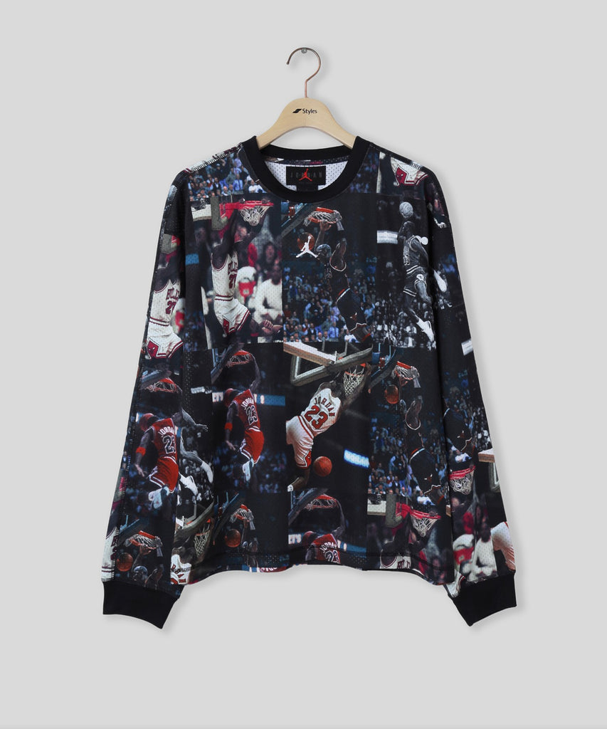 JORDAN BRAND/ジョーダンブランド/M J FLT AOP LS JRSY IF1831-010