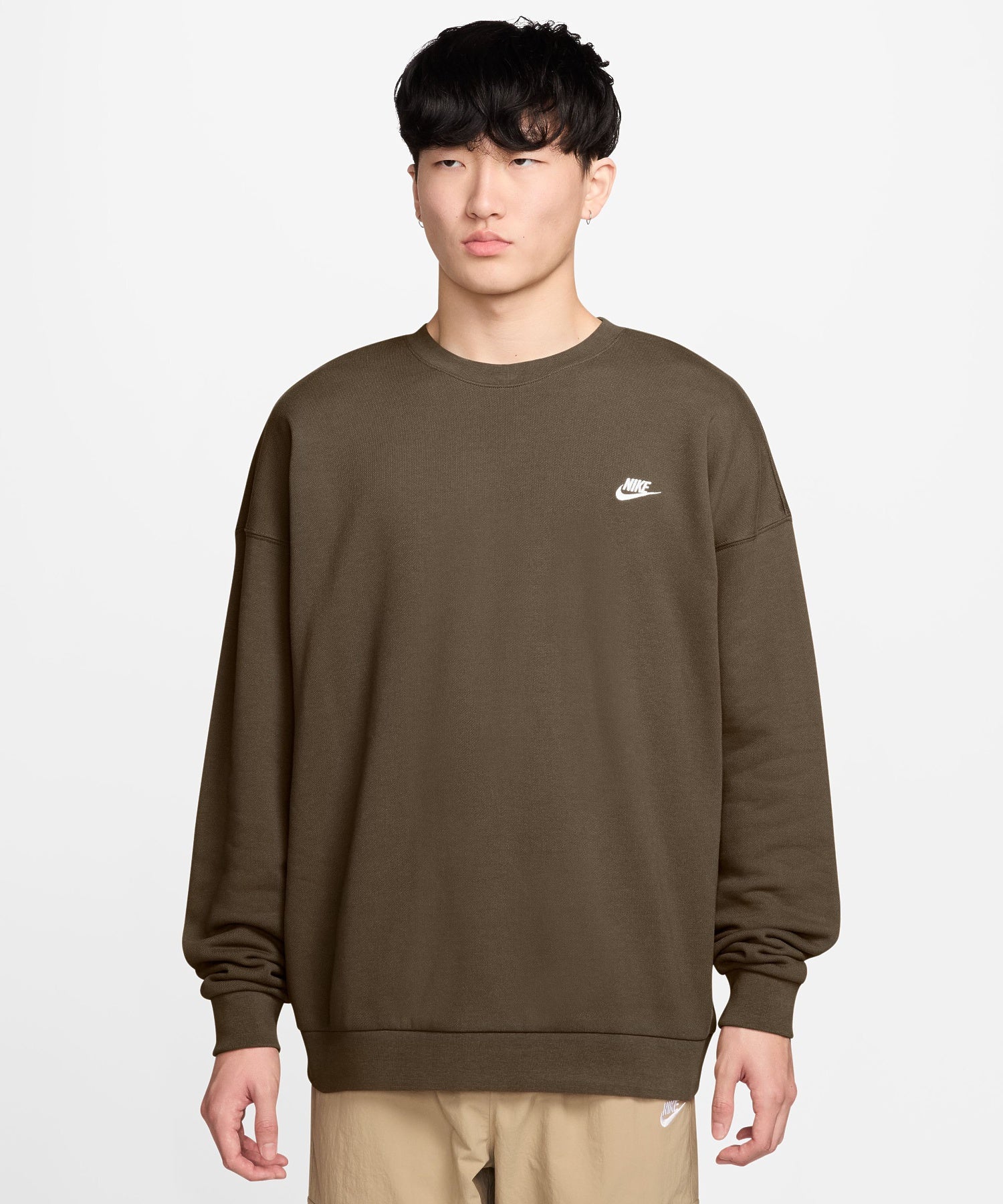NIKE/ナイキ/ﾅｲｷ ｸﾗﾌﾞ FT ｵｰﾊﾞｰｻｲｽﾞ L/S ｸﾙｰ HJ1820