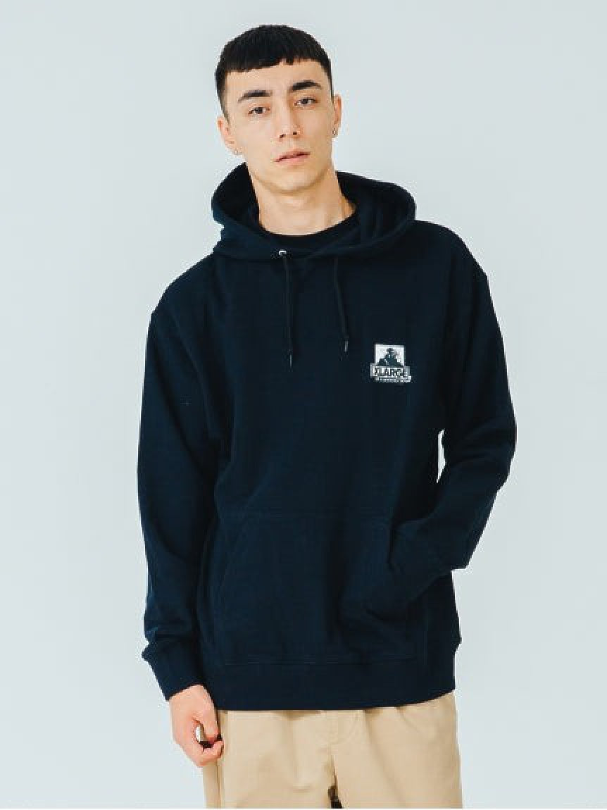 【XLARGE×D*FACE】STRIPE SKULL RENDER PULLOVER HOODED SWEAT