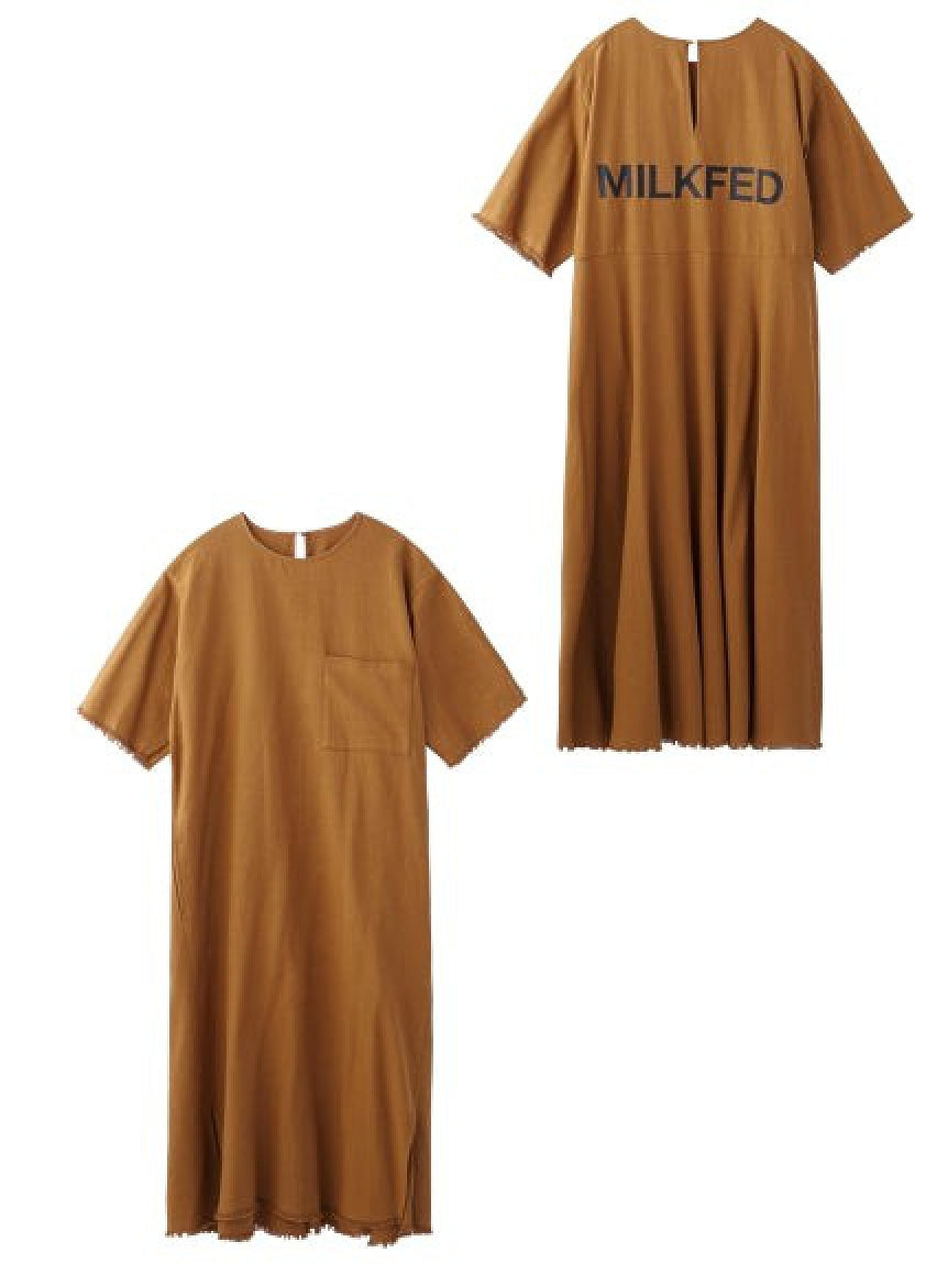 LOGO SLIT DRESS MILKFED.