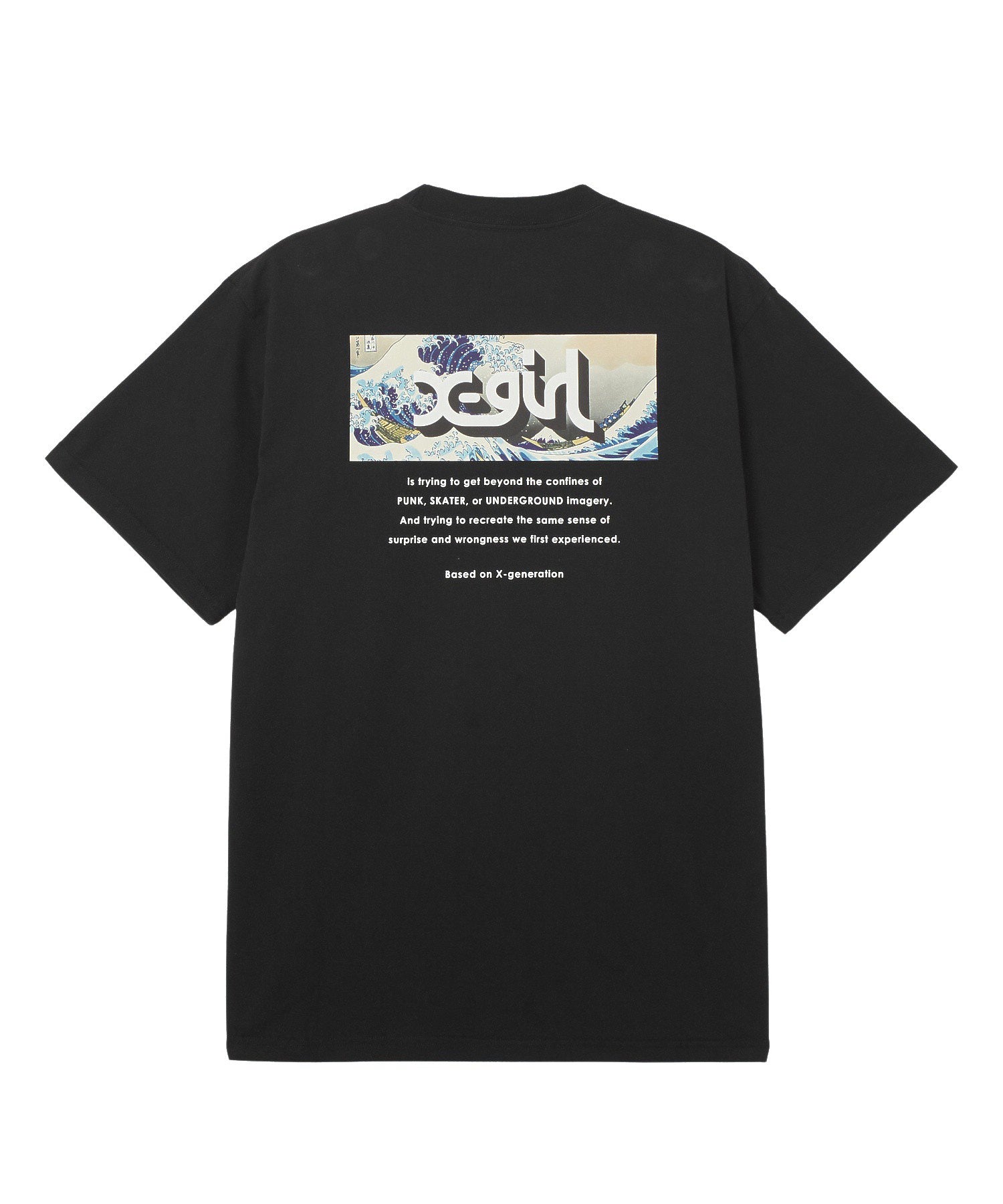 X-girl JAPONISM BOX LOGO S/S TEE