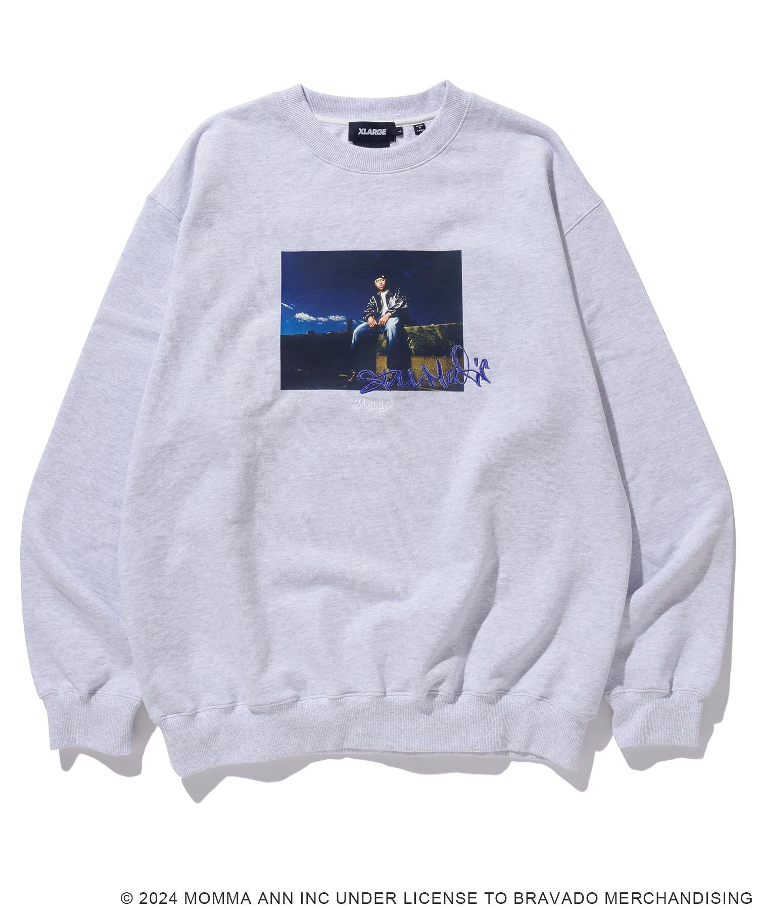 XLARGE × NAS PHOTO CREWNECK SWEATSHIRT