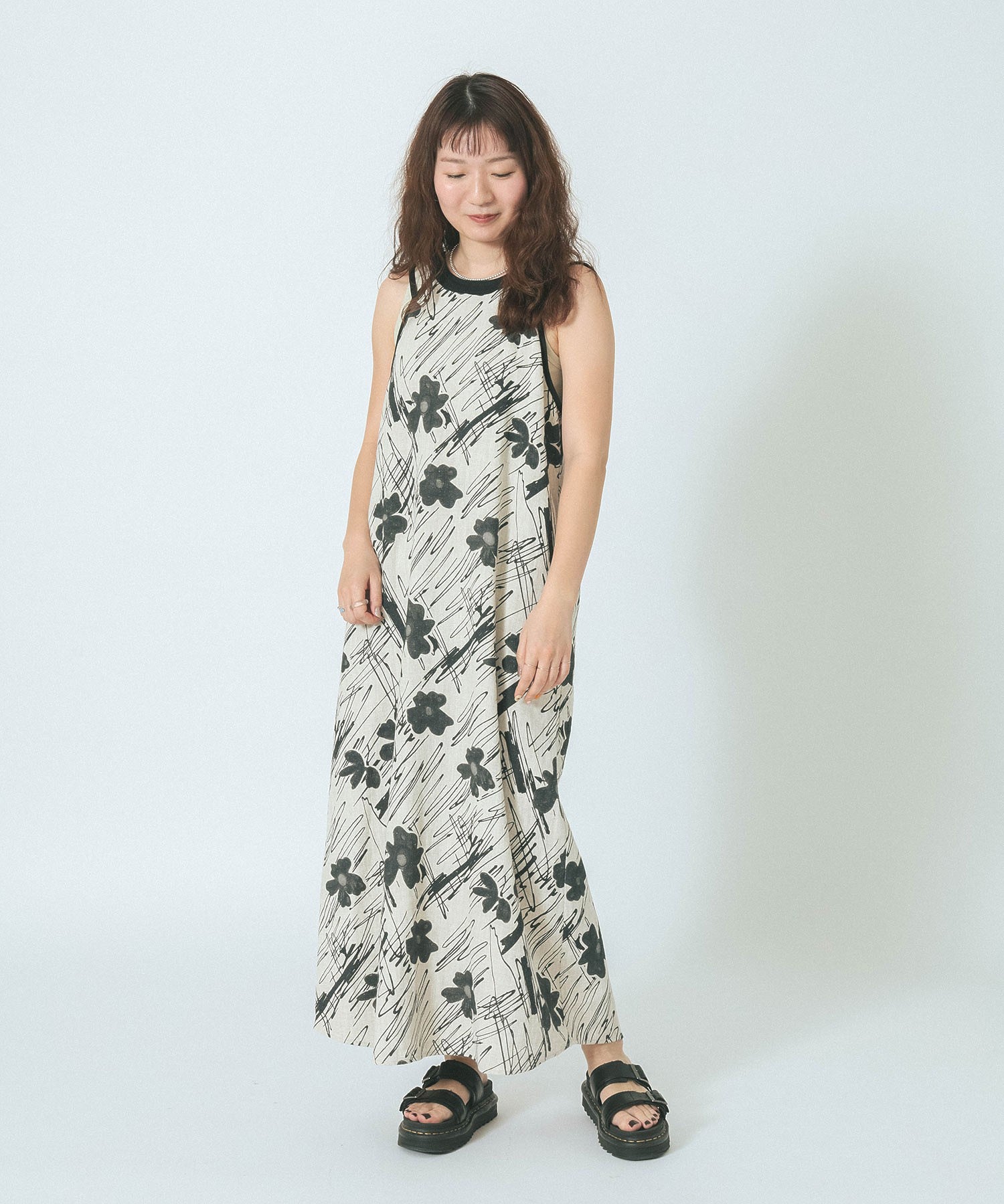 ART PRINT LONG DRESS