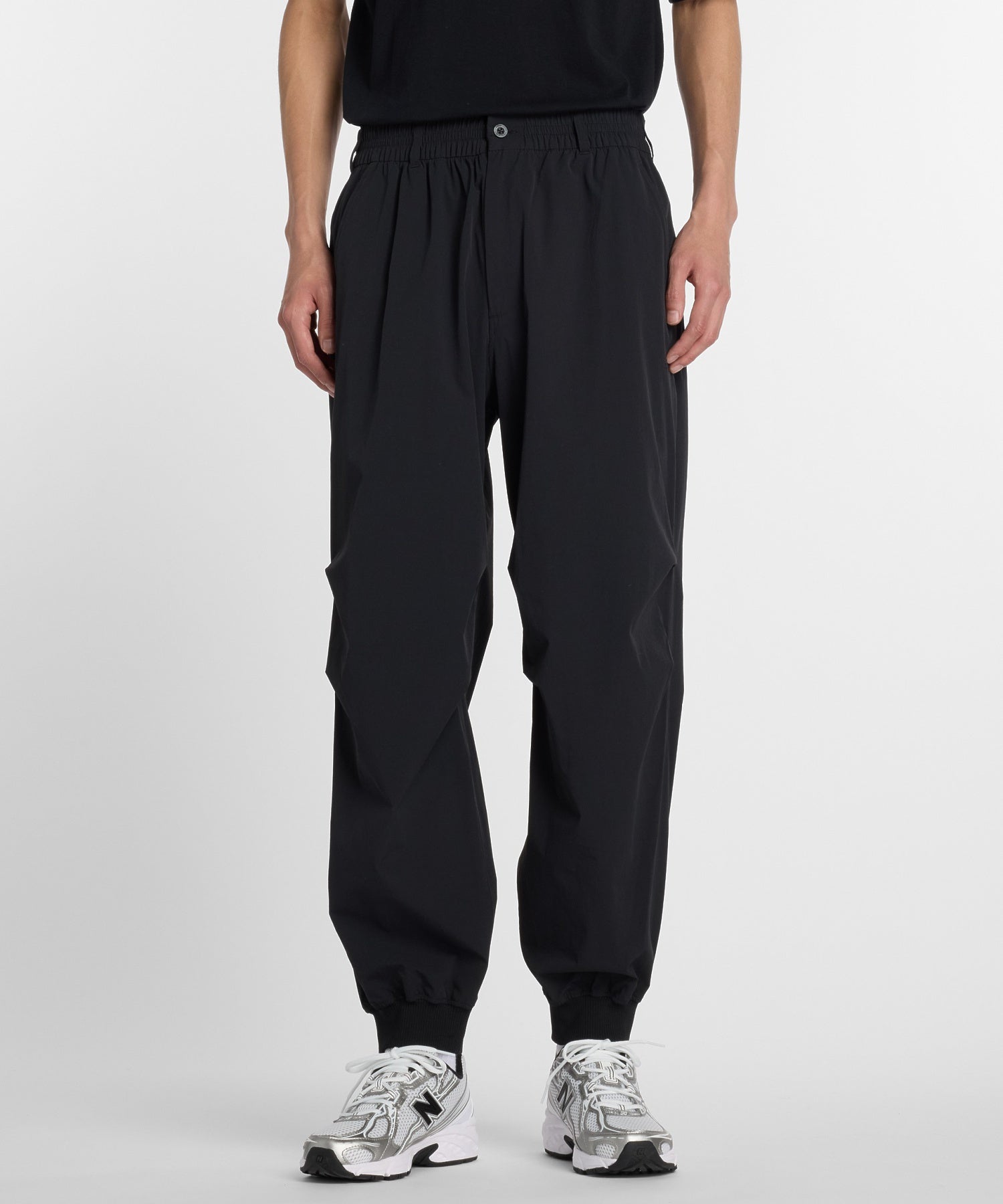 NEW BALANCE/ニューバランス/NB Grey jogger ribbed pants MB61X6WZ