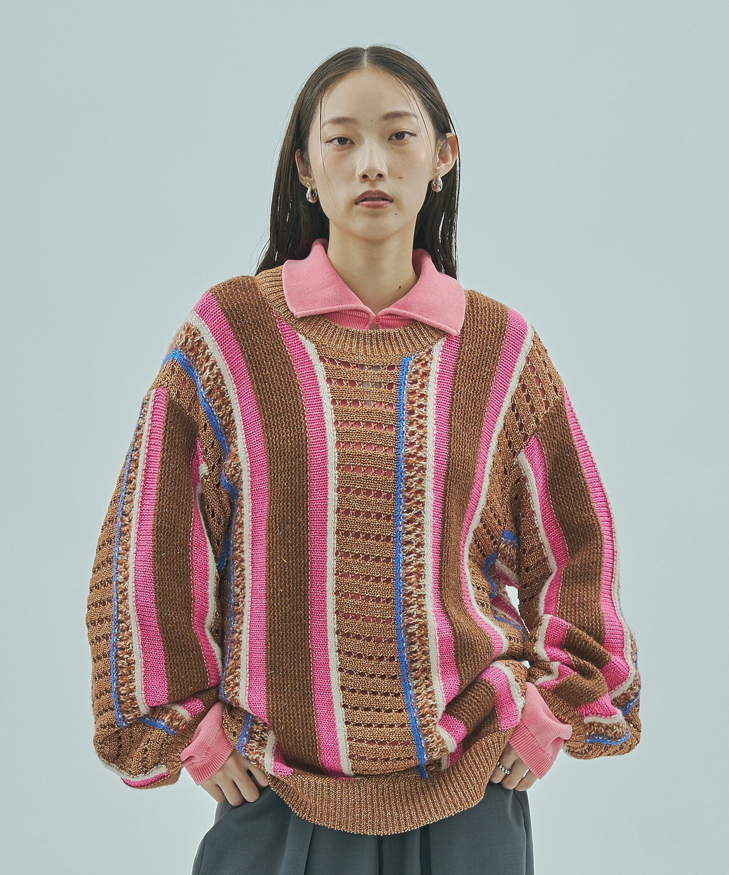GENE HEAVENS/MULTI COLOR KNIT