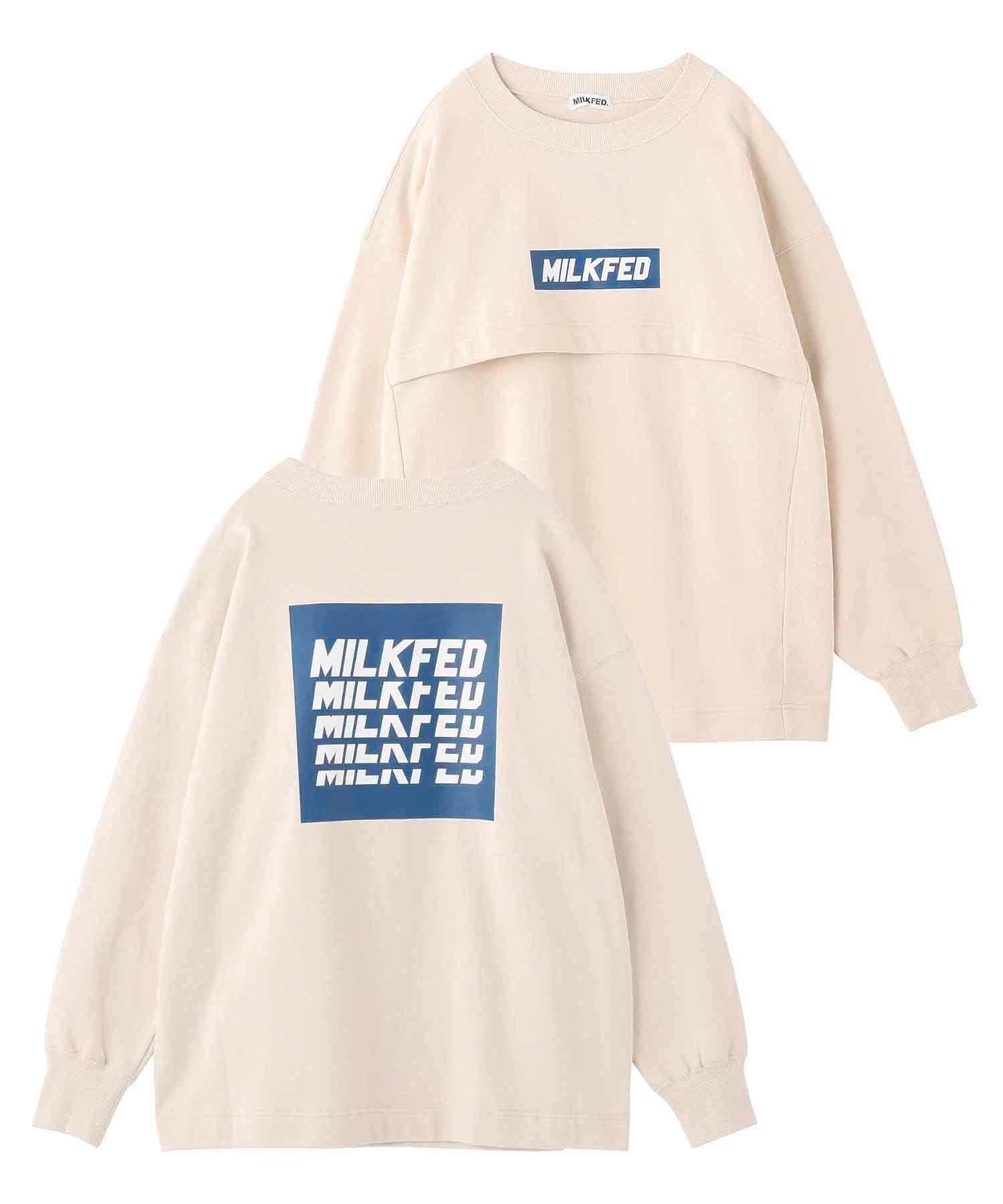 FRONT LAYERED SWEAT TOP MILKFED.